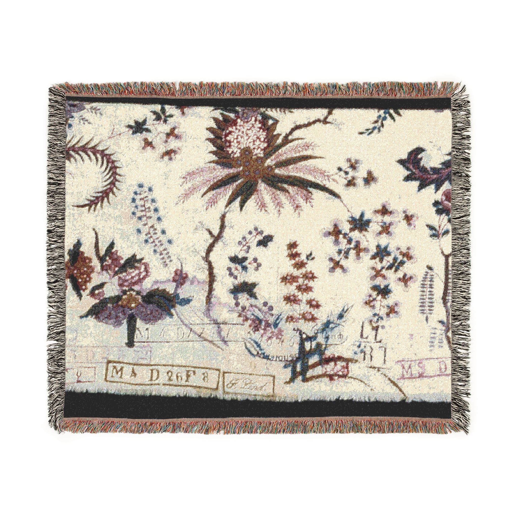 006_chef-de-piece-furnishing-fabric | Woven Tapestry Blanket - Image 2