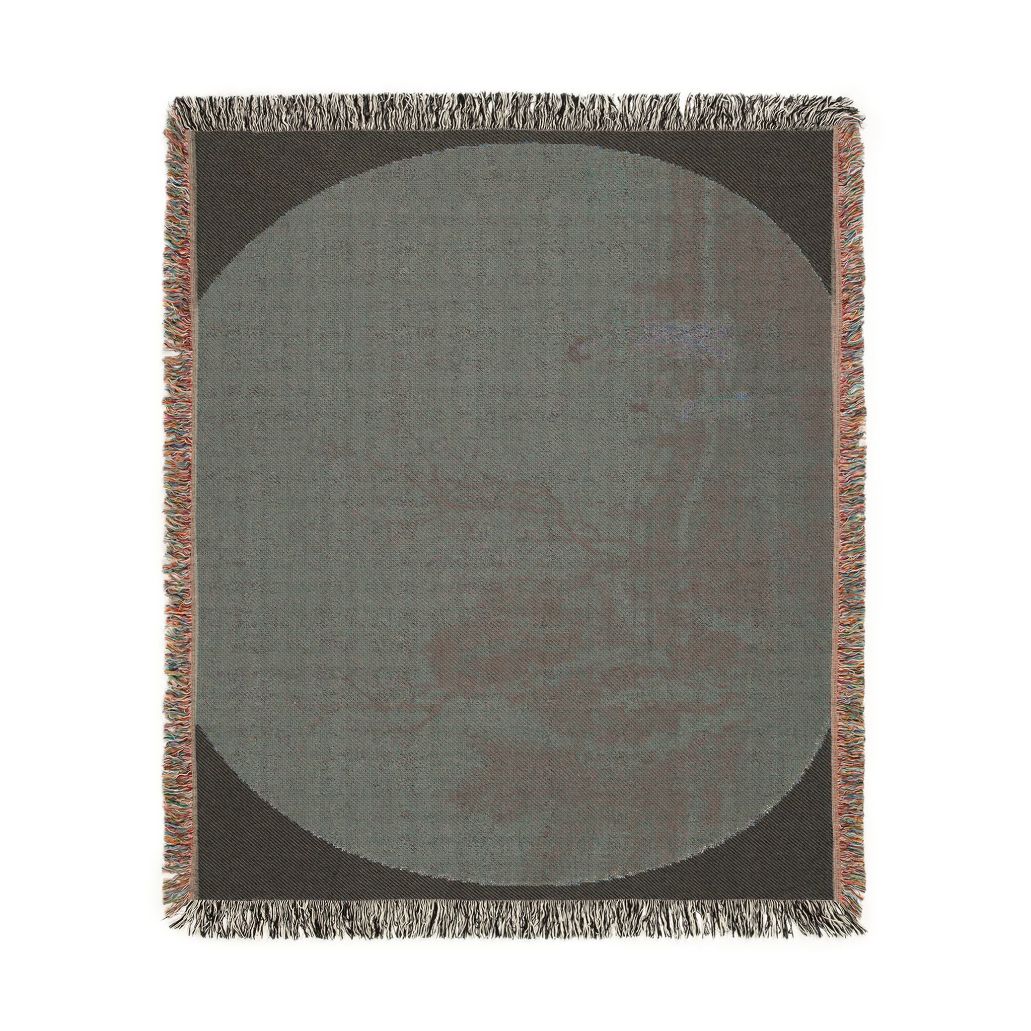 031_woman-with-female-servant-in-a-palace-garden | Woven Tapestry Blanket - Image 9