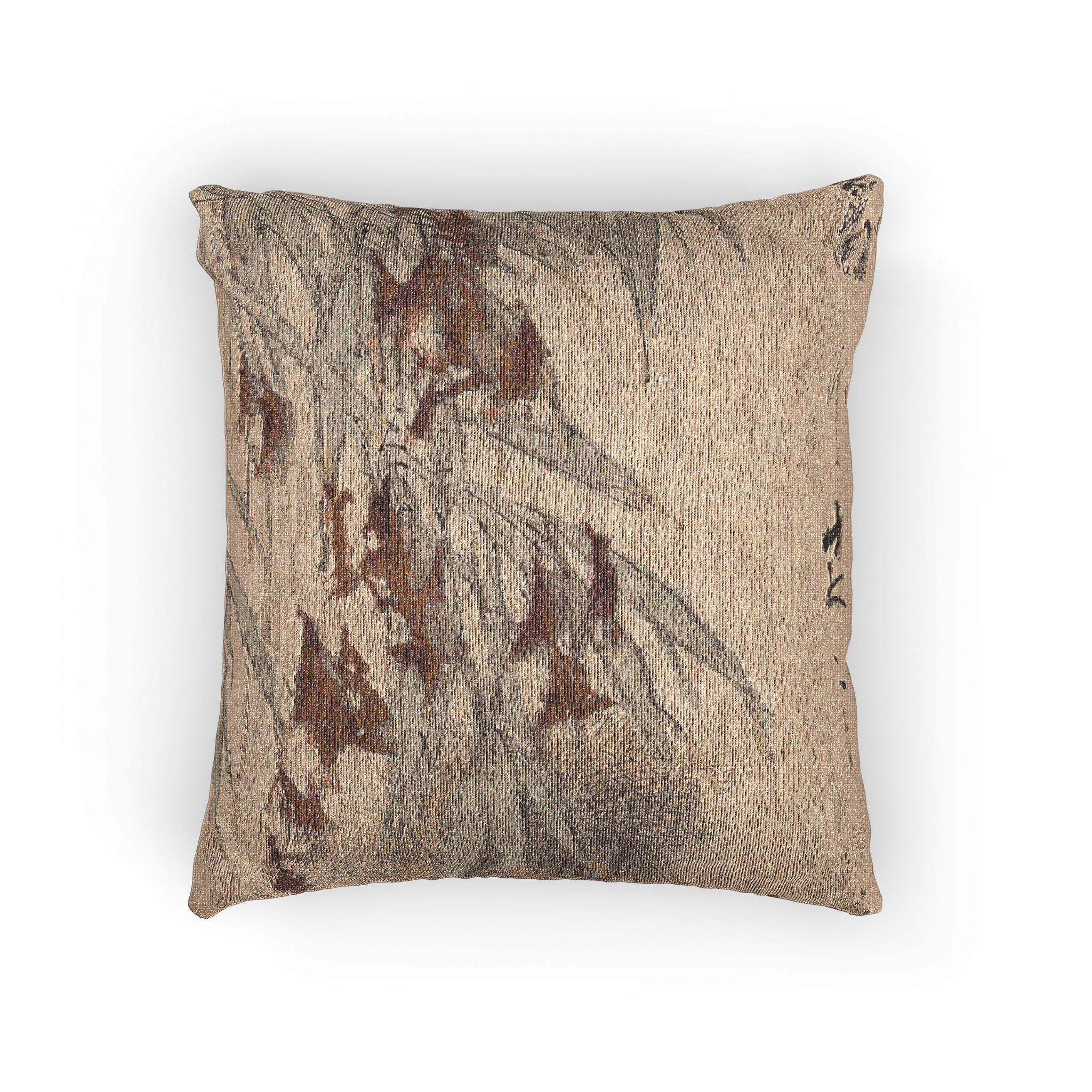 037_bamboo-and-squirrel | Woven Pillow