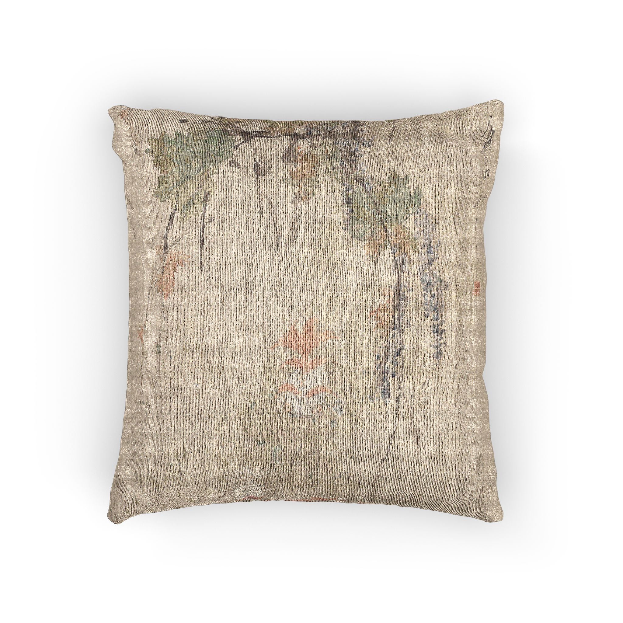 039_wisteria-and-goldfish | Woven Pillow
