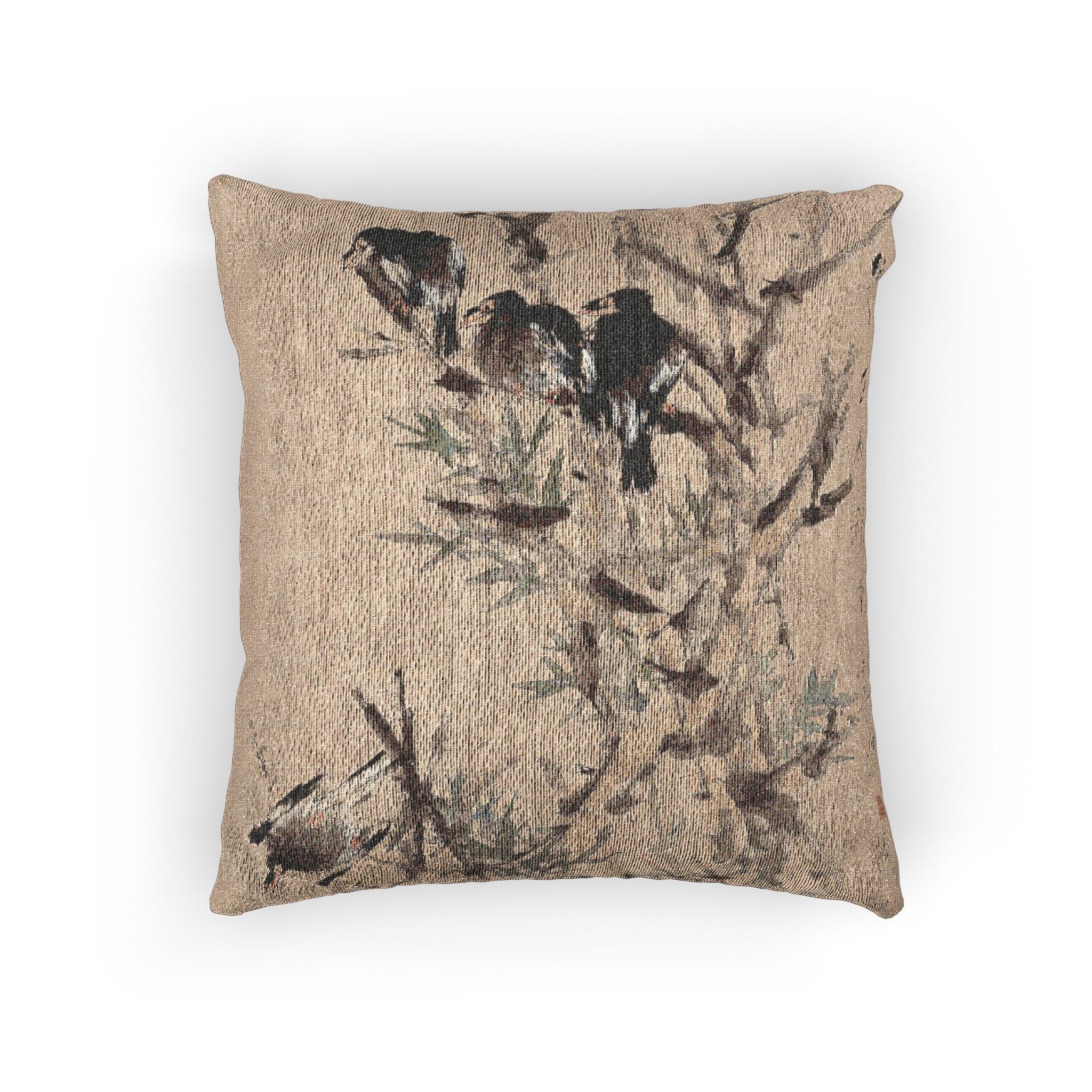 043_black-birds | Woven Pillow - Image 3