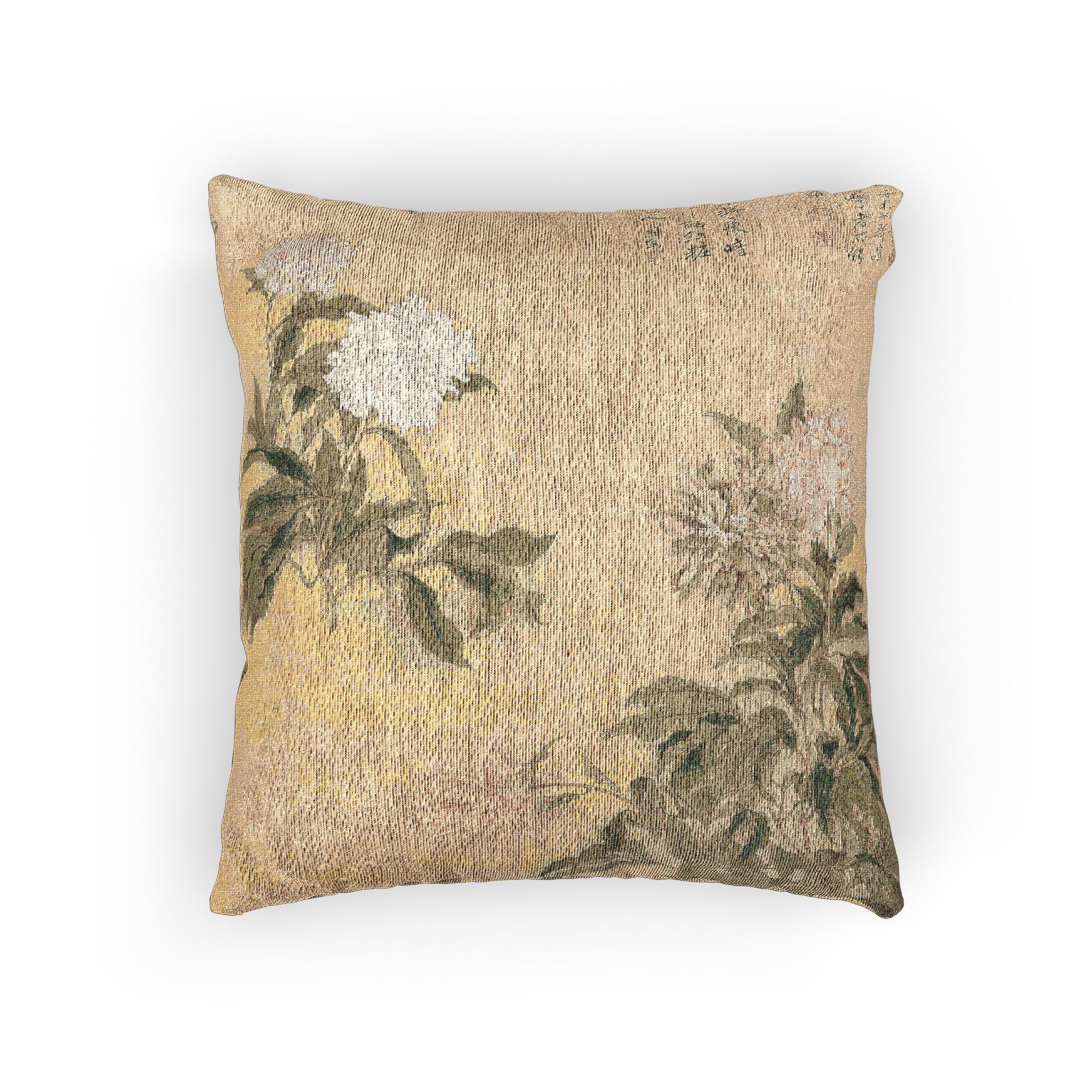 070_herbaceous-peony | Woven Pillow - Image 3