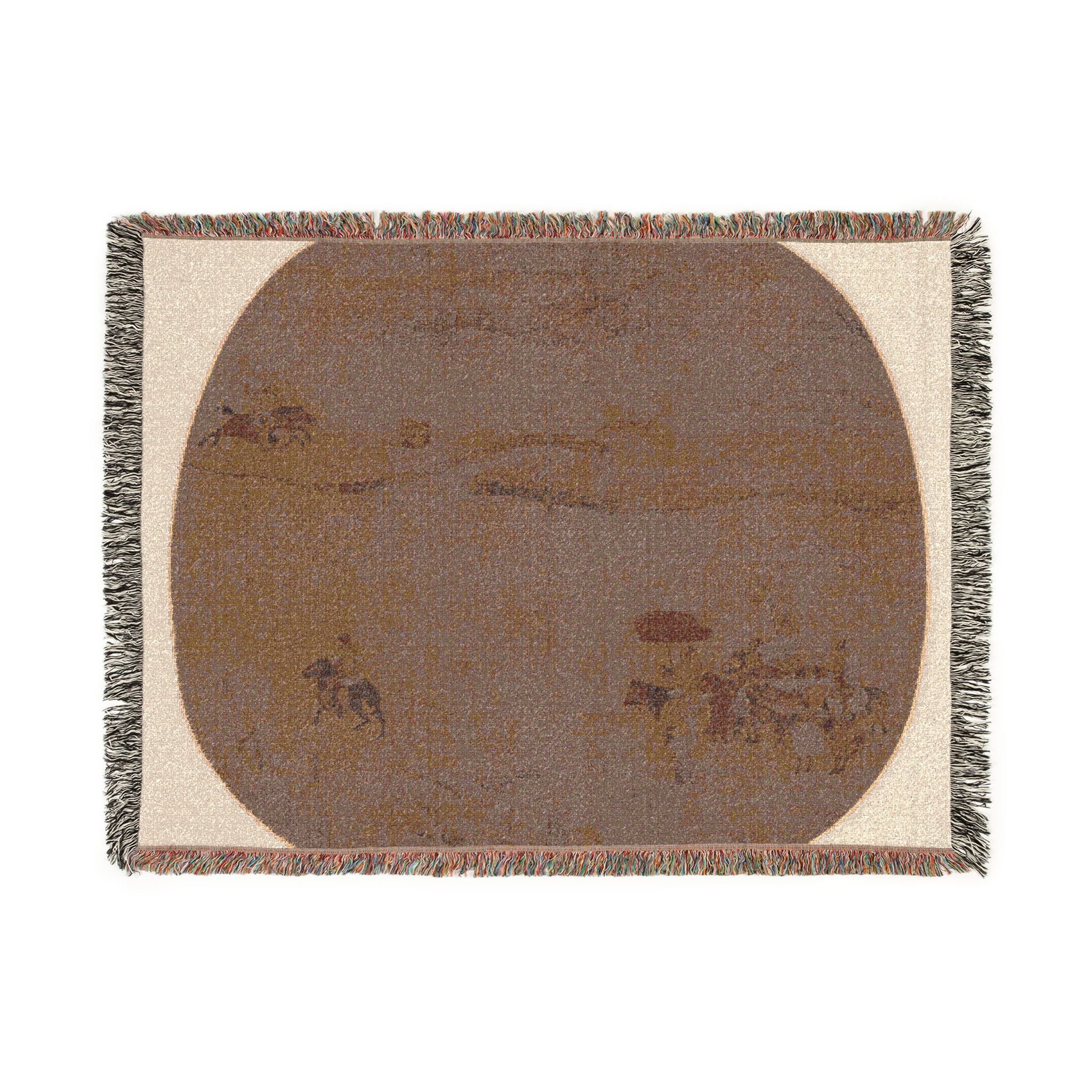 083_the-autumn-hunt | Woven Tapestry Blanket - Image 10