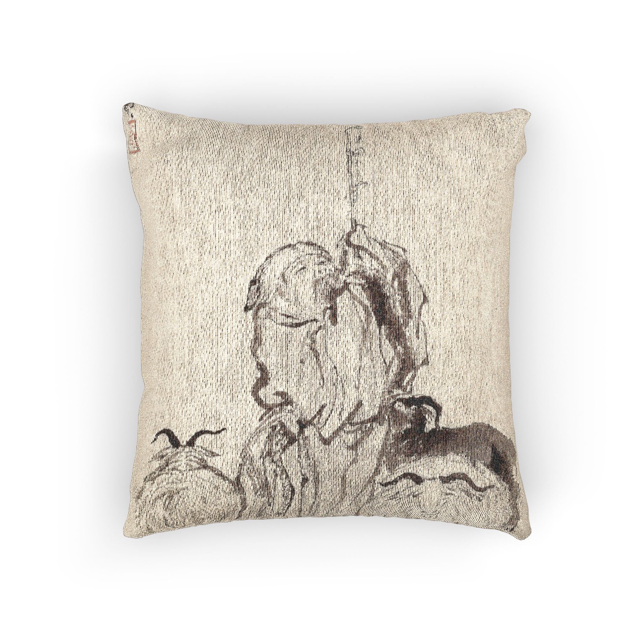 100_su-wu-the-shepherd | Woven Pillow - Image 3