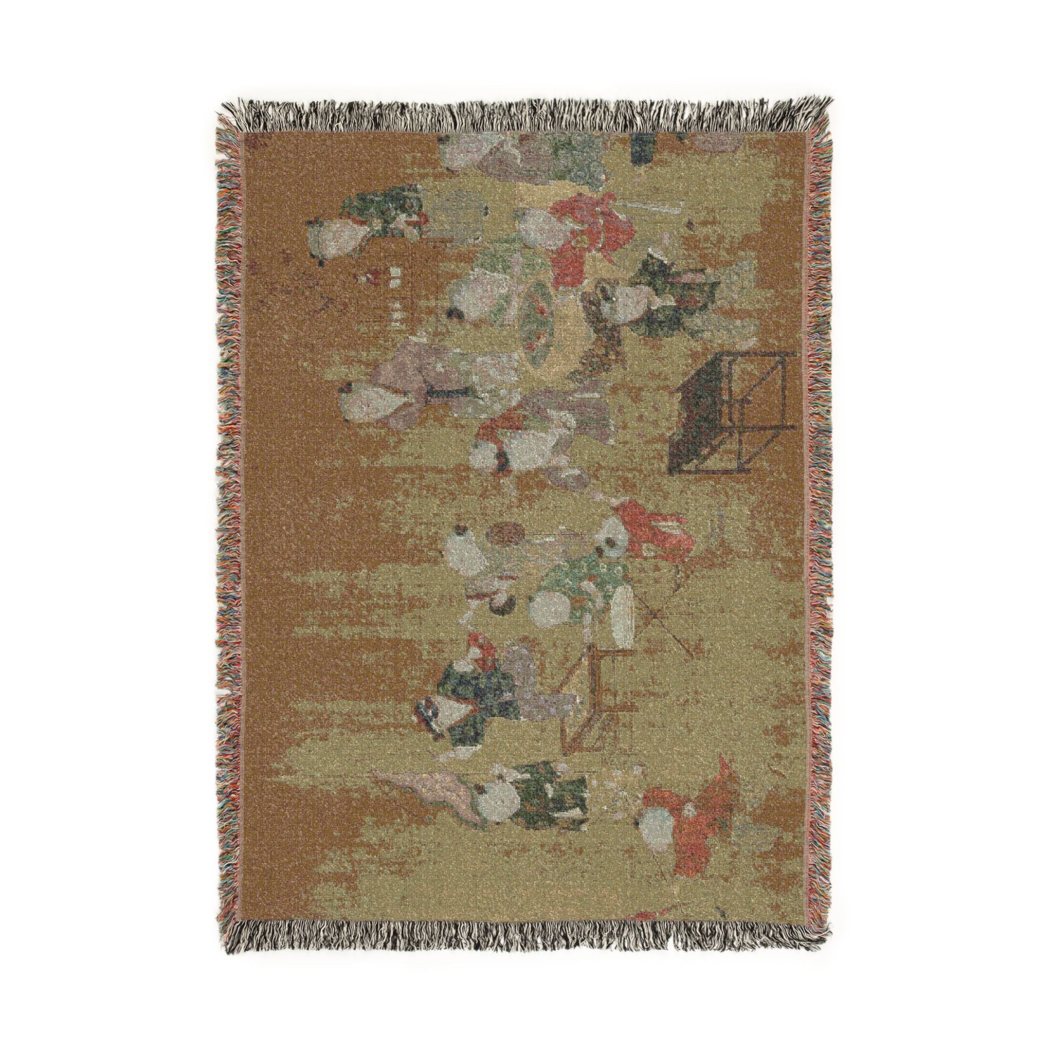 103_children-at-play | Woven Tapestry Blanket - Image 6