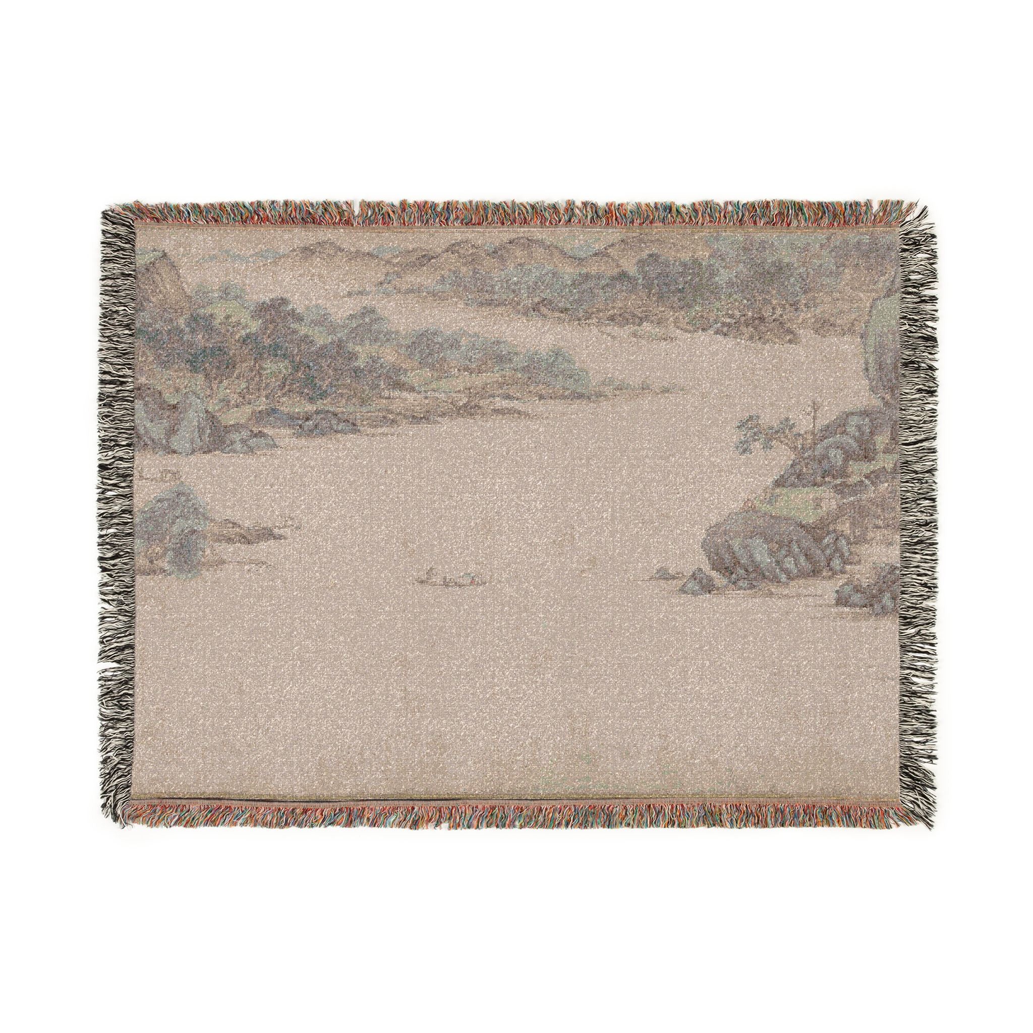 104_greeting-the-spring | Woven Tapestry Blanket - Image 10
