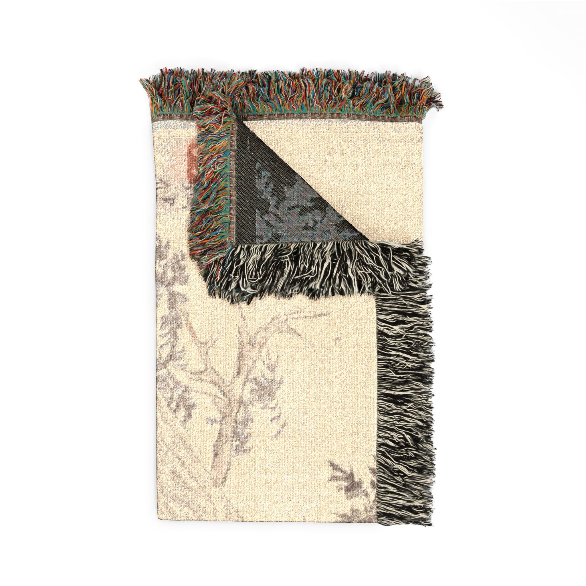 118_a-scholar-at-a-table-with-a-servant | Woven Tapestry Blanket - Image 5