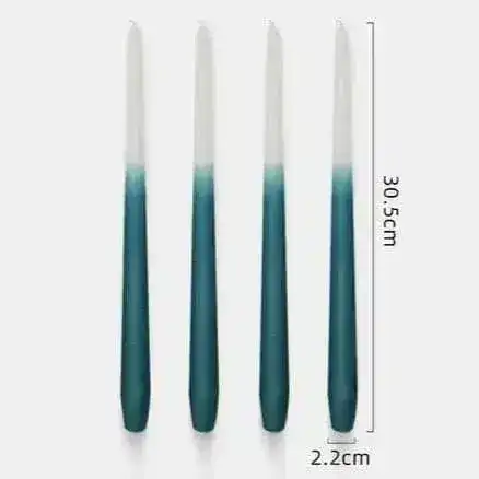 12" Unscented Taper Colored Candles - 4 pcs - Image 8