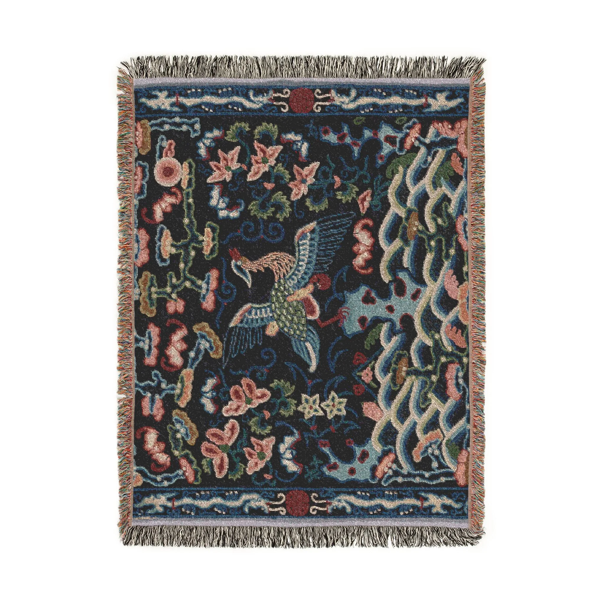 126_rank-badge | Woven Tapestry Blanket - Image 11