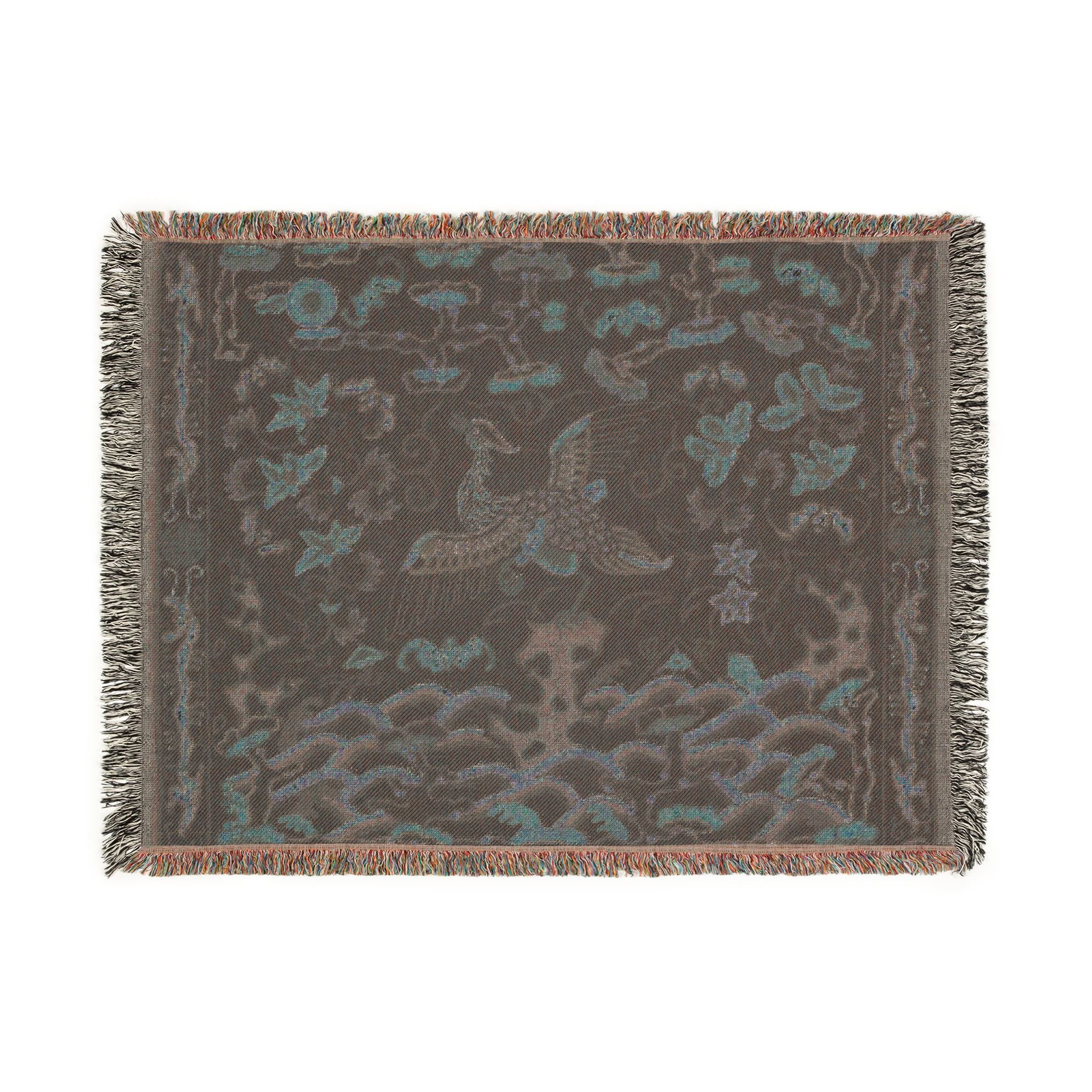126_rank-badge | Woven Tapestry Blanket - Image 12