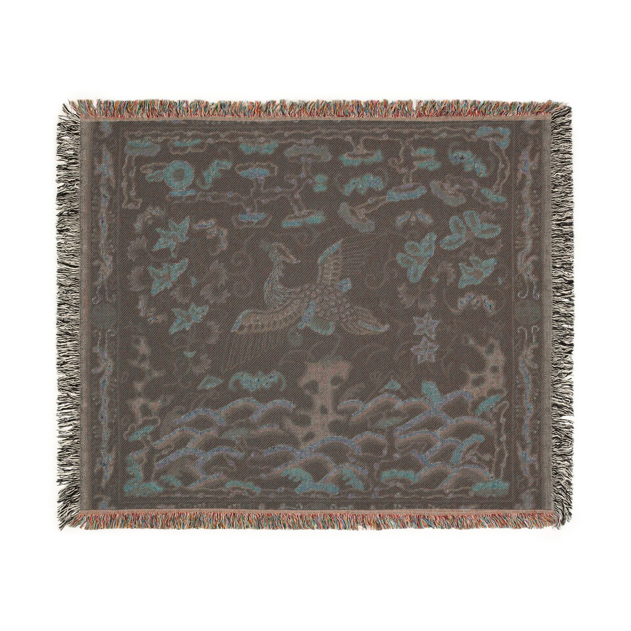 126_rank-badge | Woven Tapestry Blanket - Image 8
