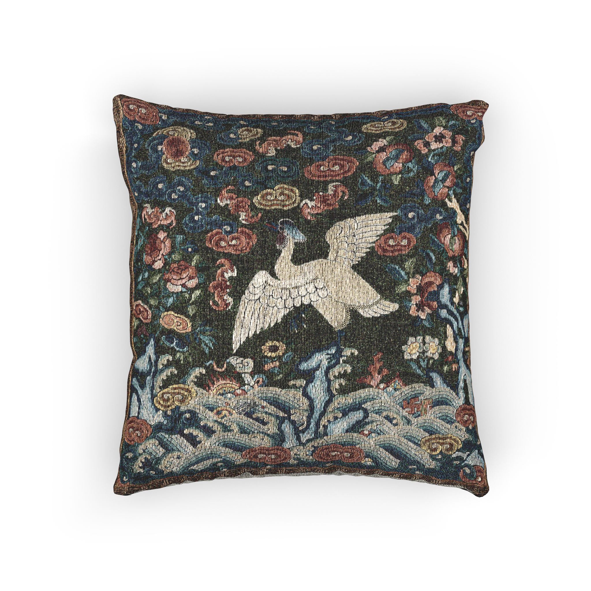 132_rank-badge-buzi | Woven Pillow - Image 3