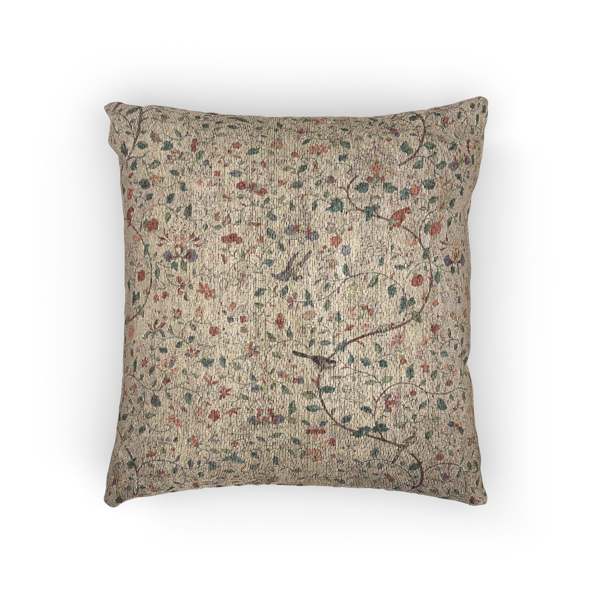 135_wall-panel-with-garden-urns-birds-flowers | Woven Pillow
