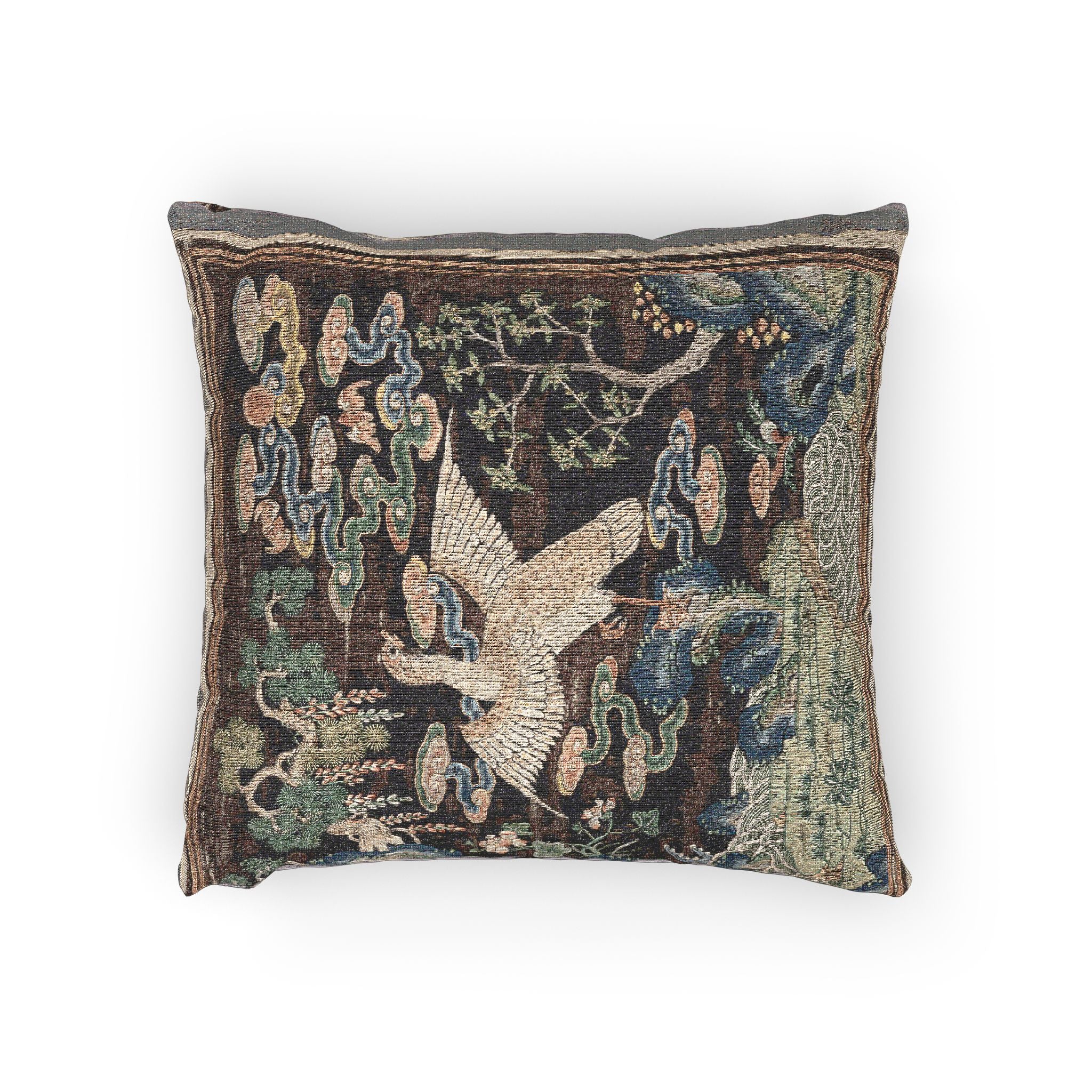 147_rank-badge-with-wild-goose | Woven Pillow - Image 2
