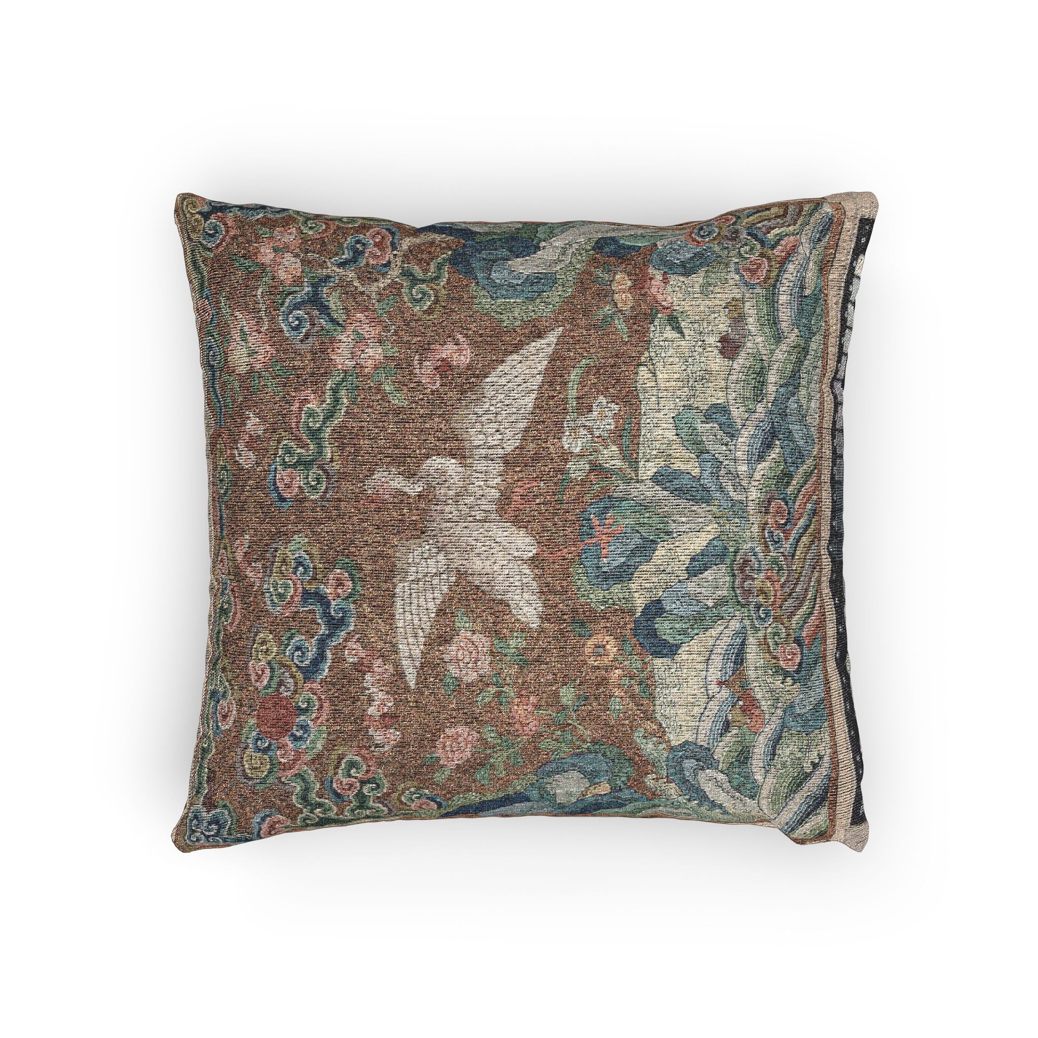 150_rank-badge-with-bird-and-flower-motifs | Woven Pillow - Image 4
