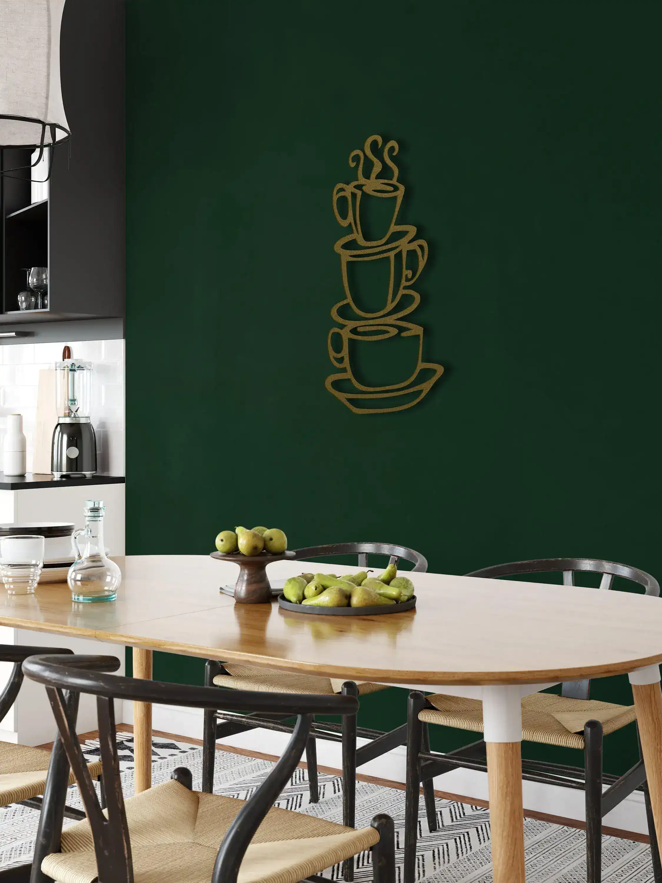 3 Cups of Coffee Wall Metal Decor - Image 11