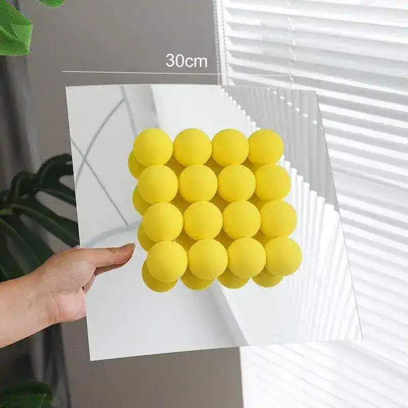 3D Acrylic Ball Wall Transparent Mirror - Image 10