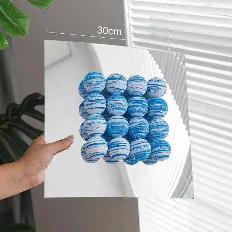 3D Acrylic Ball Wall Transparent Mirror - Image 13
