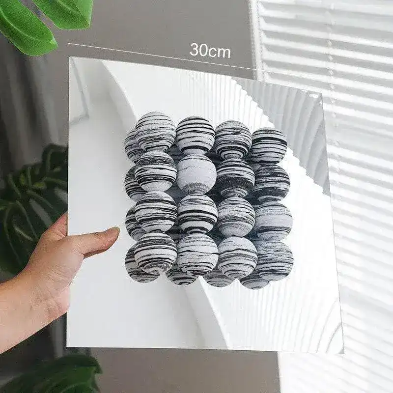 3D Acrylic Ball Wall Transparent Mirror - Image 16