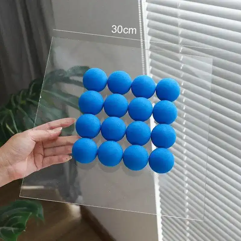 3D Acrylic Ball Wall Transparent Mirror - Image 3