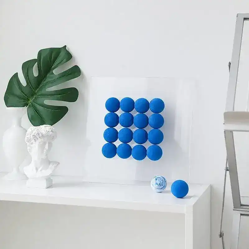 3D Acrylic Ball Wall Transparent Mirror - Image 5
