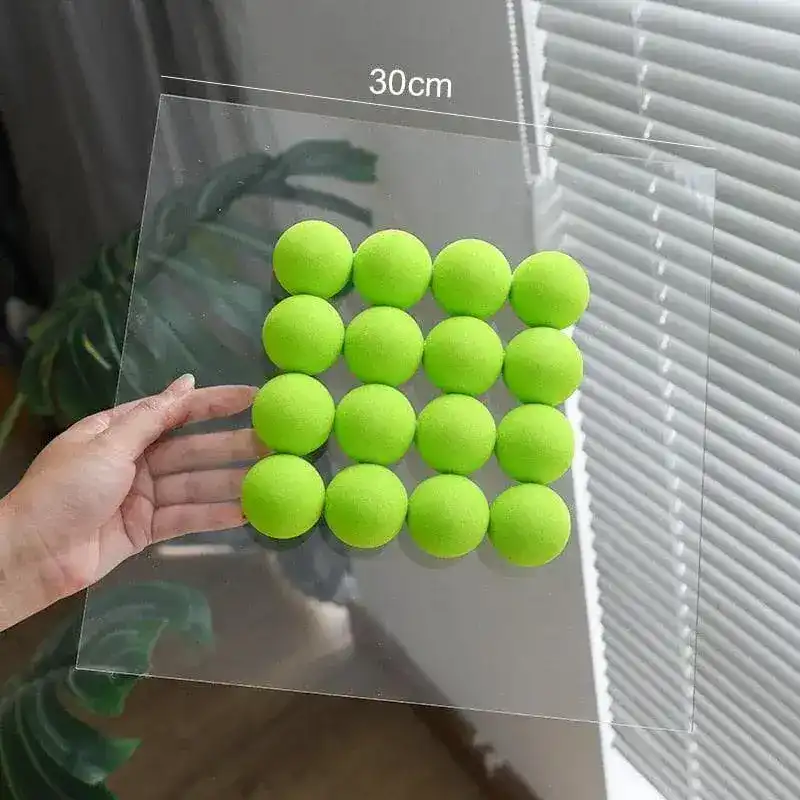 3D Acrylic Ball Wall Transparent Mirror - Image 9