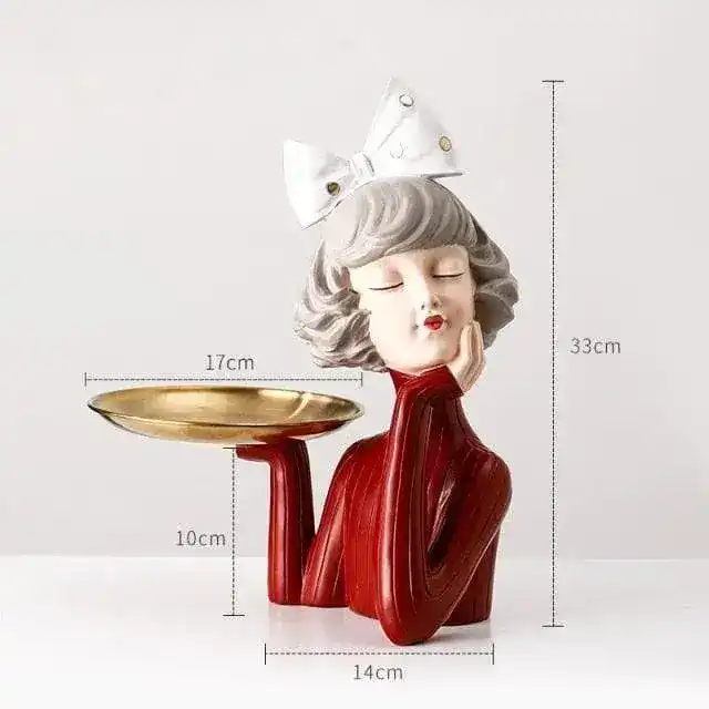 80s Lady Figurine Miniature - Image 7