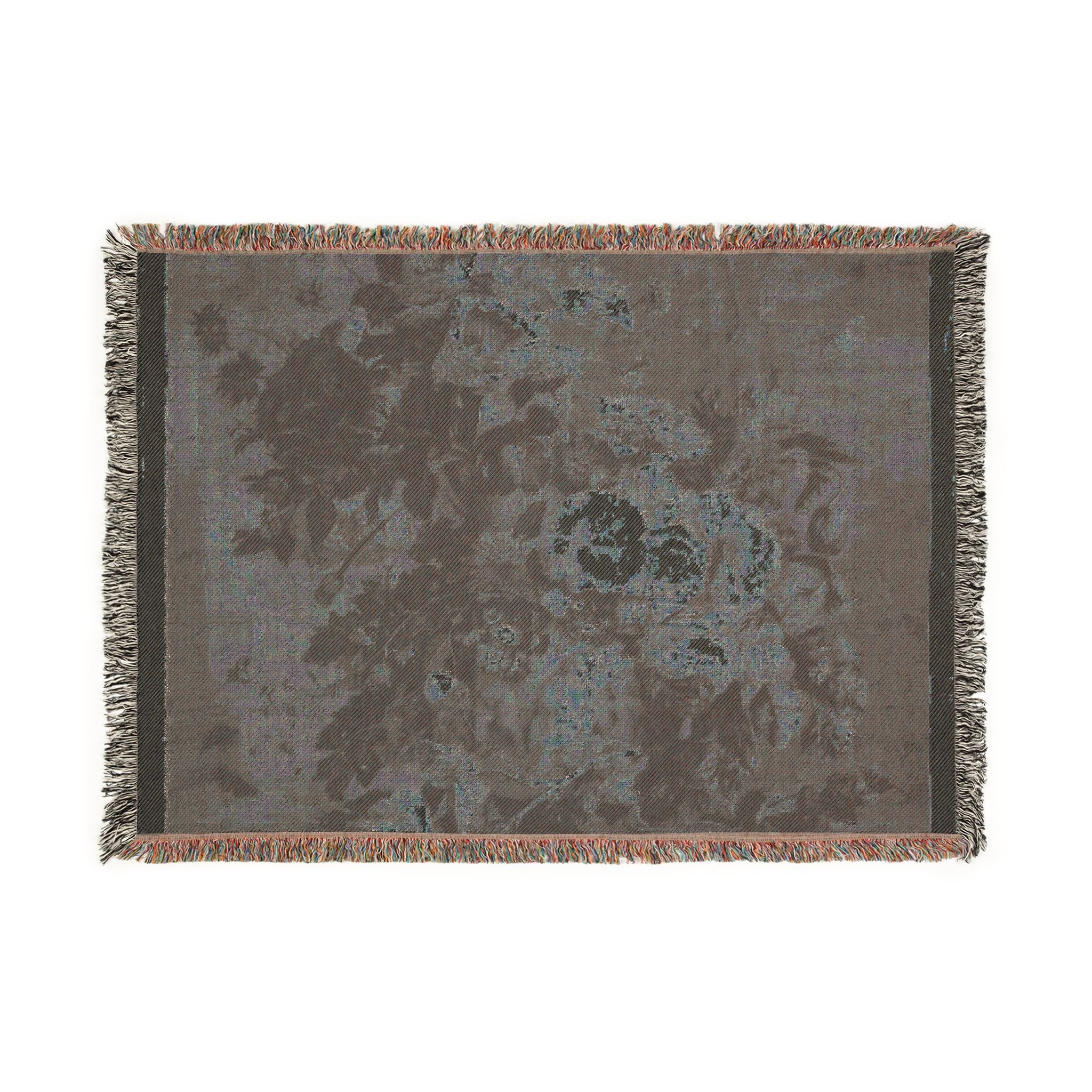 a-flower-piece-jan-van-huysum | Woven Tapestry Blanket - Image 4
