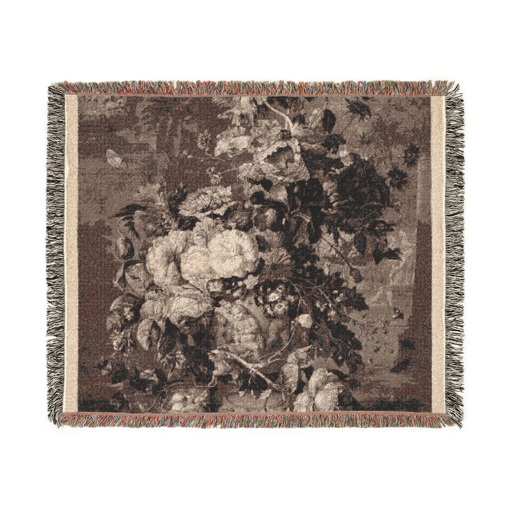 a-flower-piece-jan-van-huysum | Woven Tapestry Blanket - Image 7