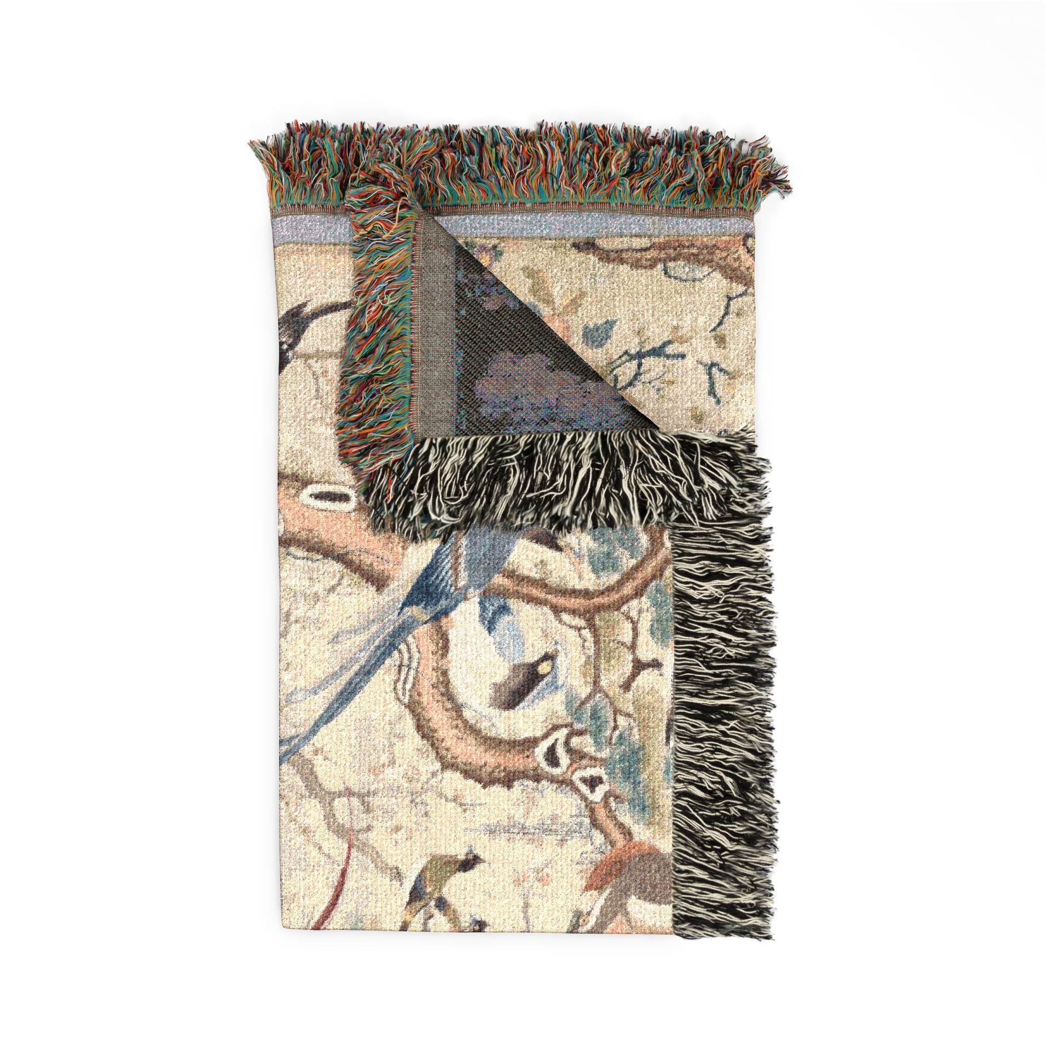 A Myriad of Birds Woven Throw Blanket - Image 4