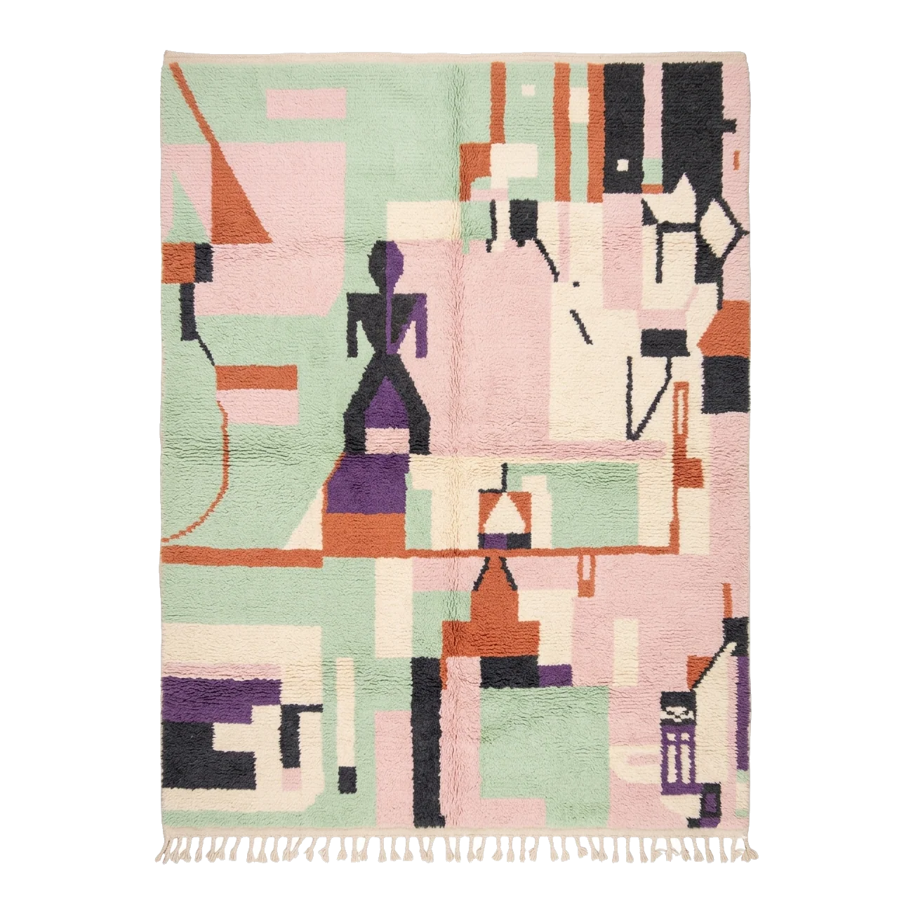 Abstract Architecture Moroccan Shag Rug