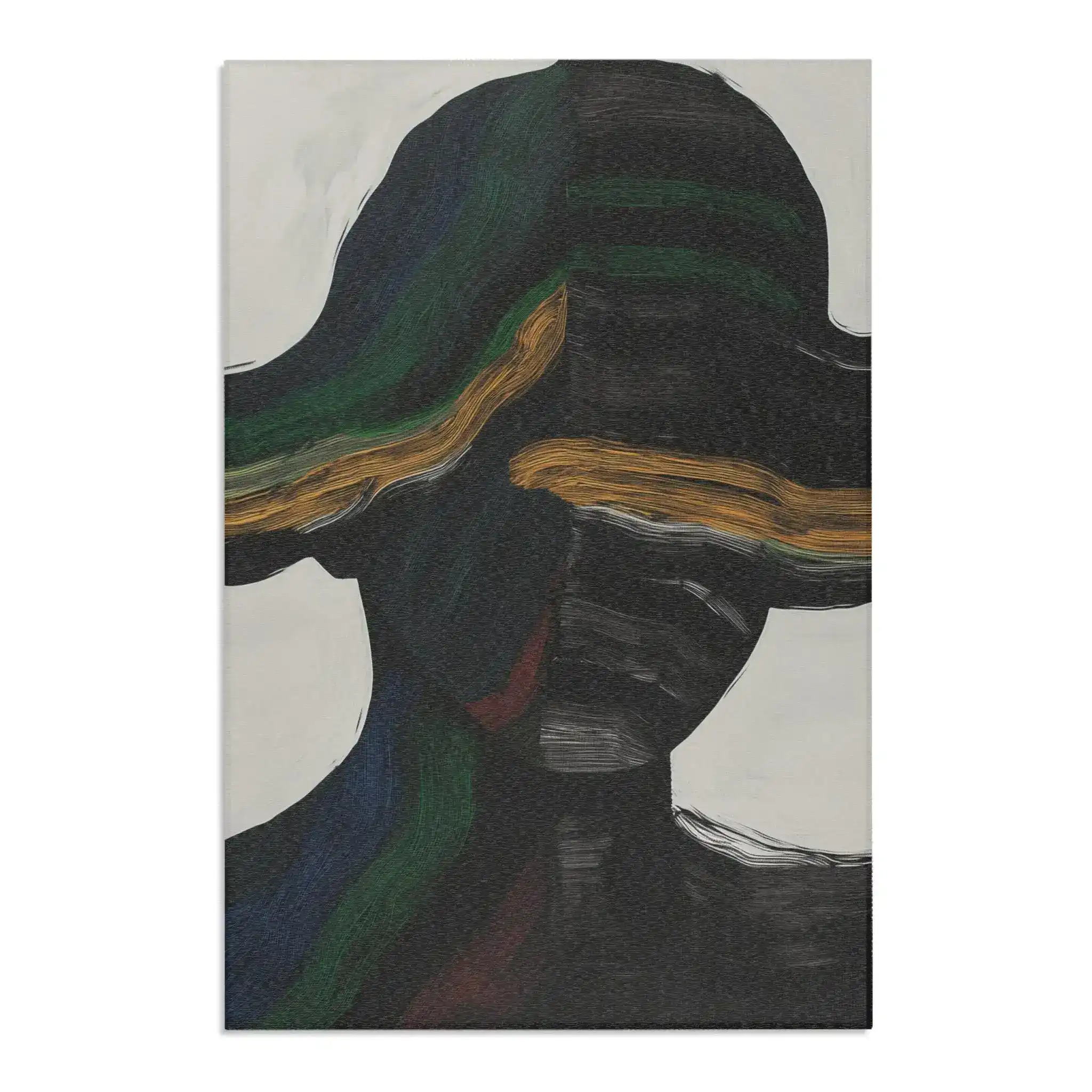Abstract Duality Flowing Contrast Rug - Image 6