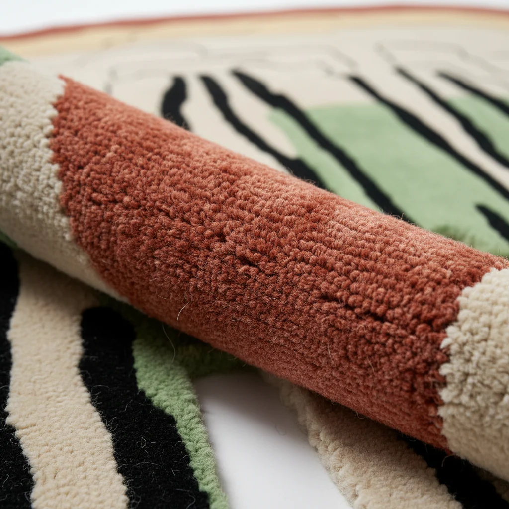 Abstract Earth Pulse Hand Tufted Rug - Image 4