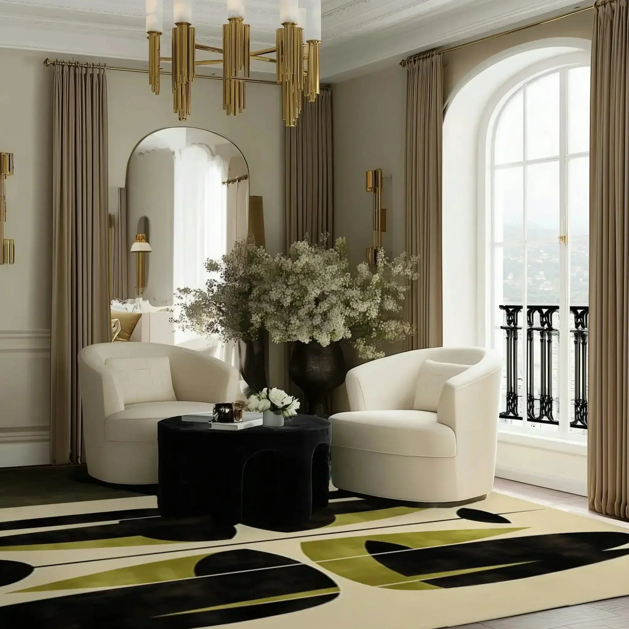 Abstract Haven Hand Tufted Rug - Image 3