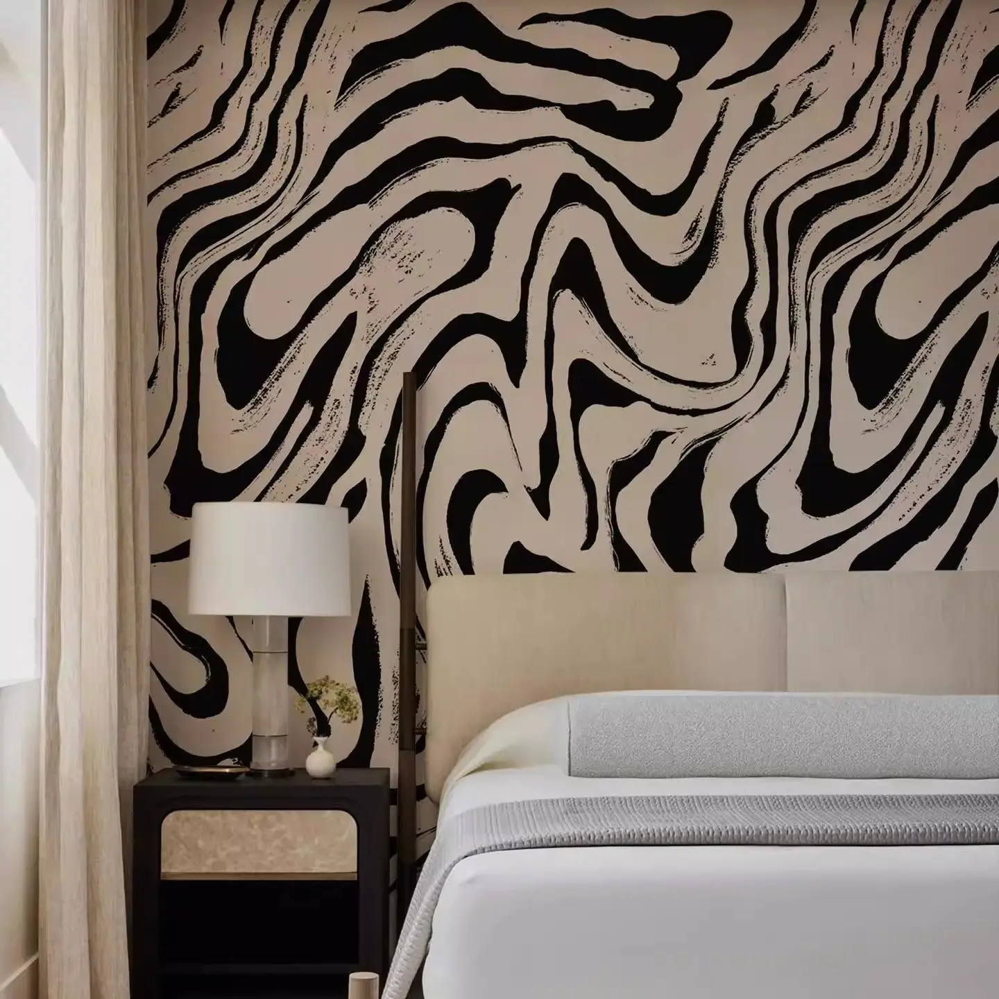 Abstract Lines Mural