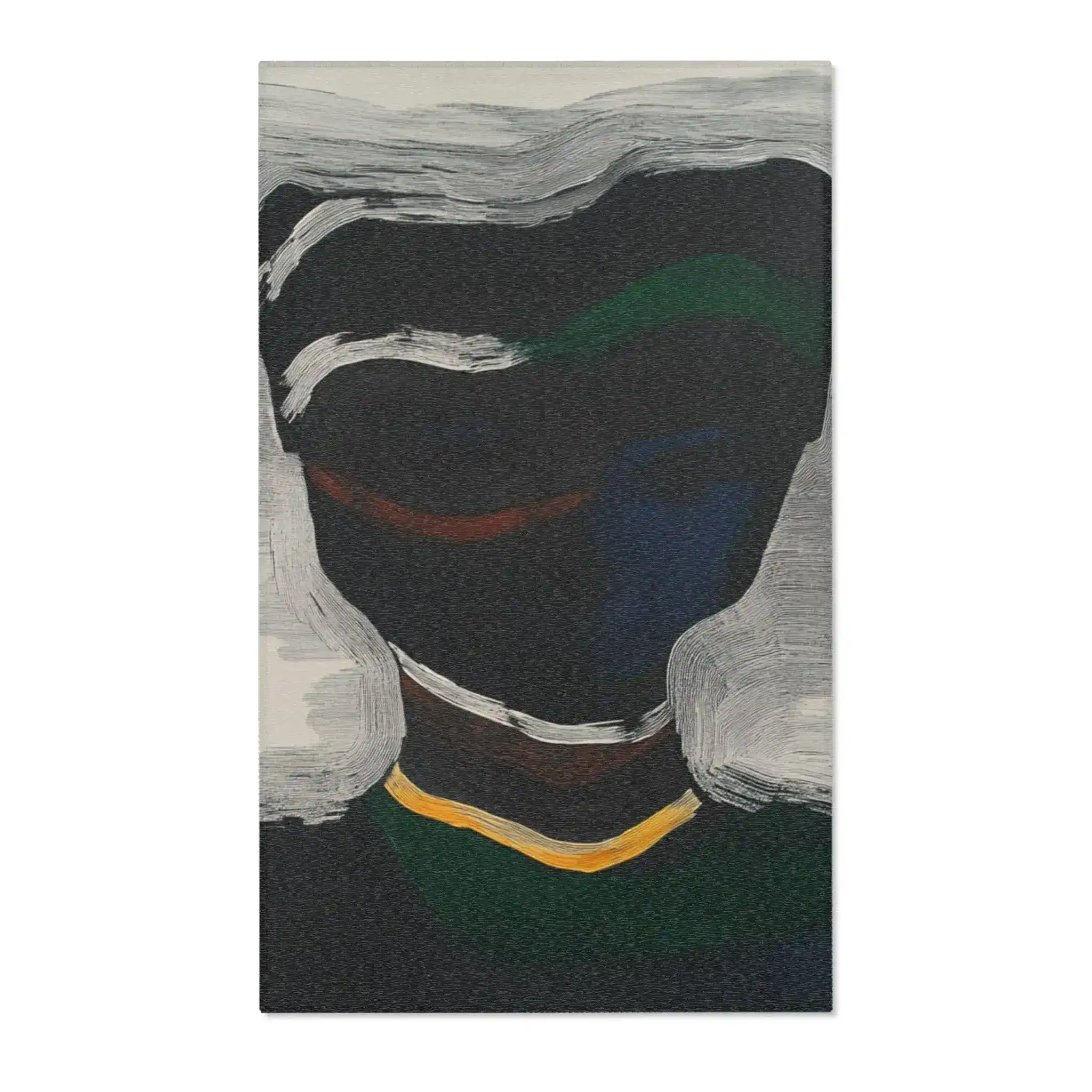 Abstract Noir Portrait Rug - Image 2
