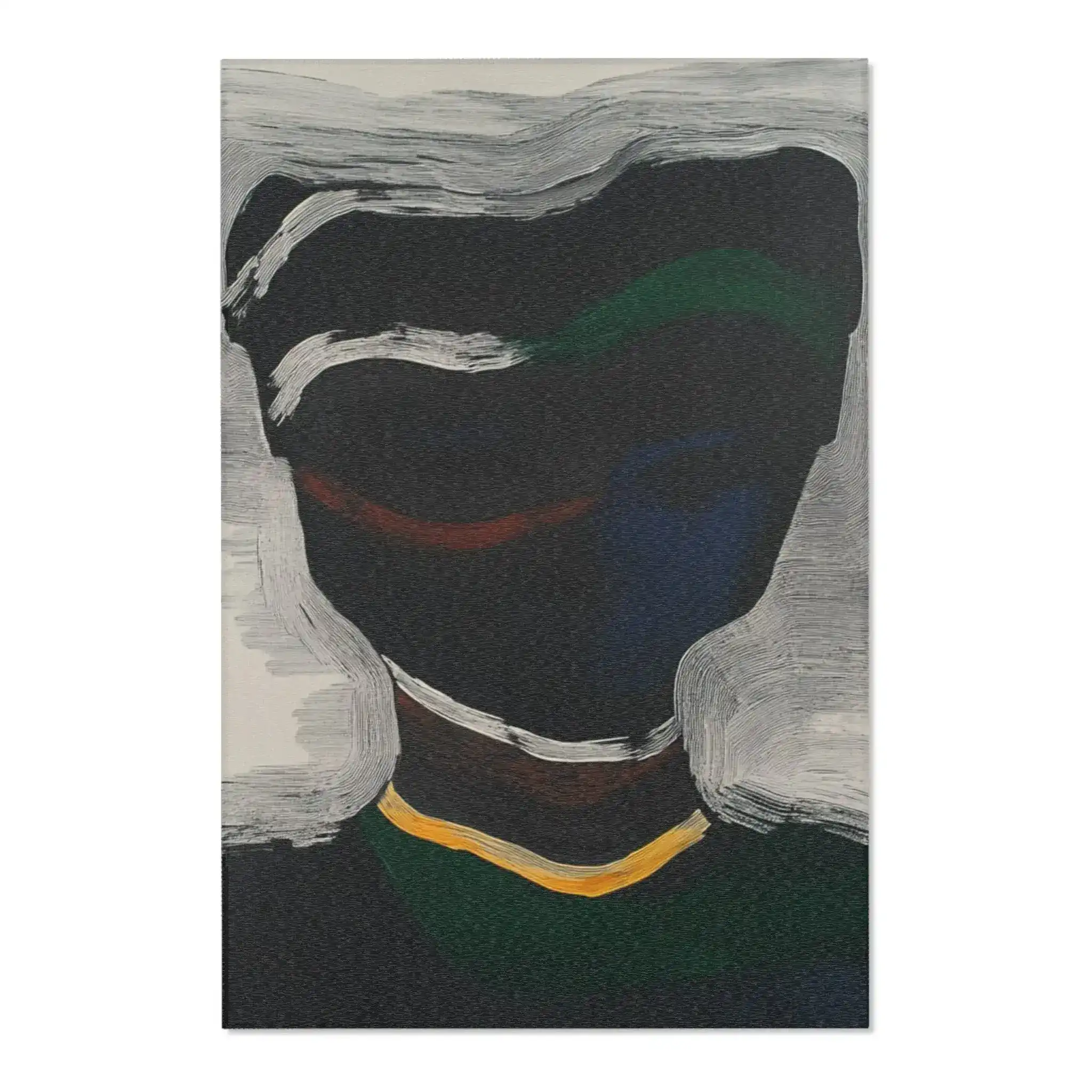Abstract Noir Portrait Rug - Image 3