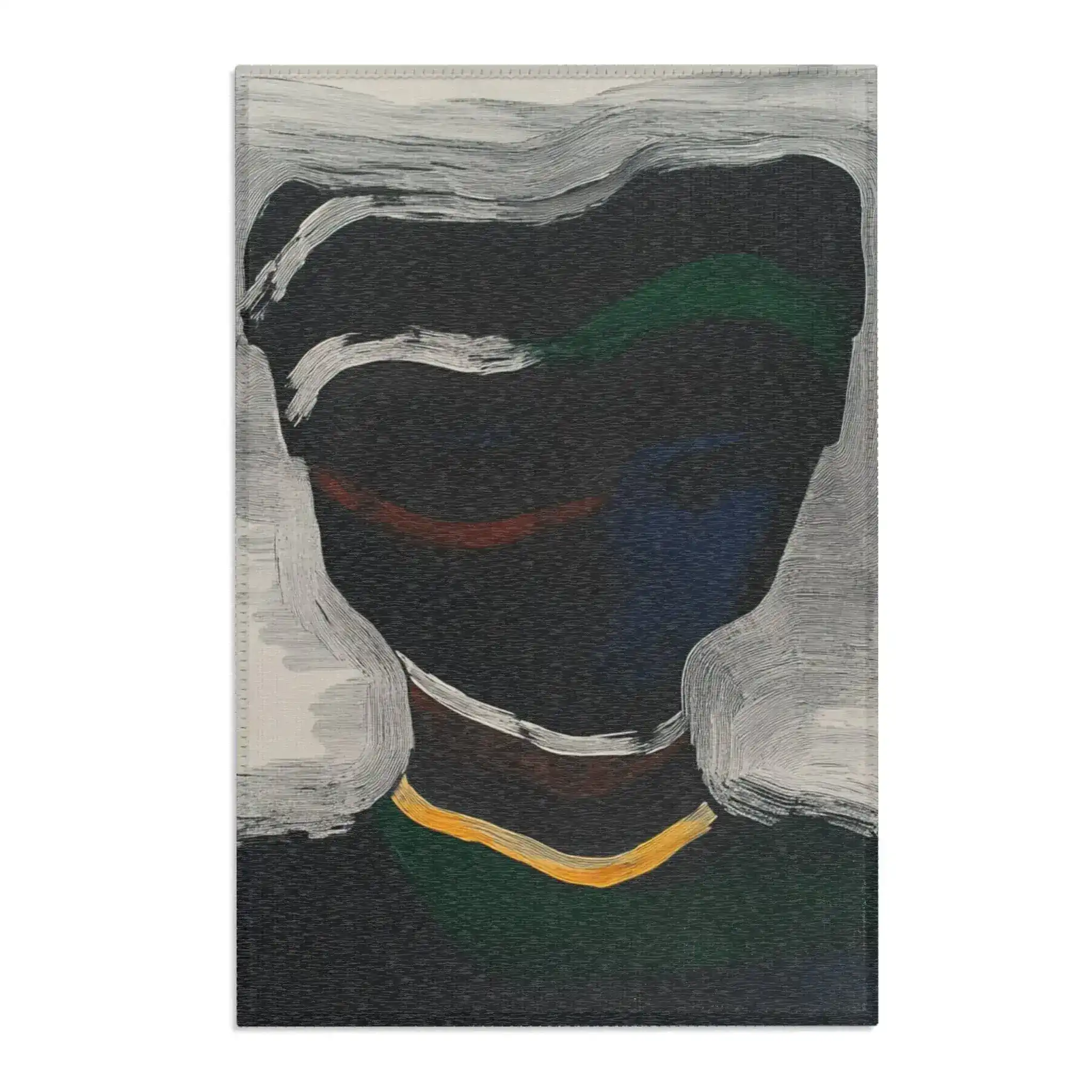 Abstract Noir Portrait Rug - Image 4