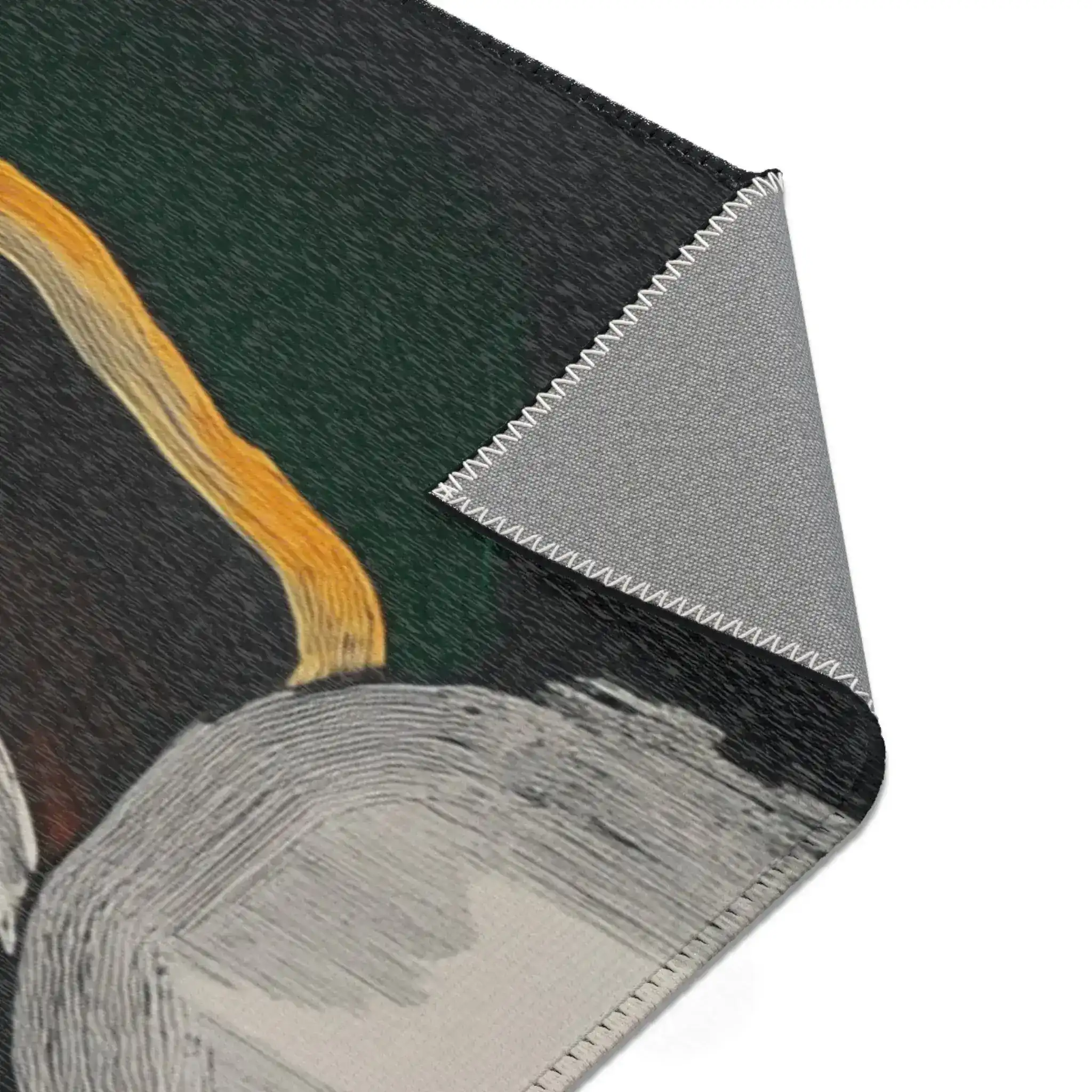 Abstract Noir Portrait Rug - Image 9
