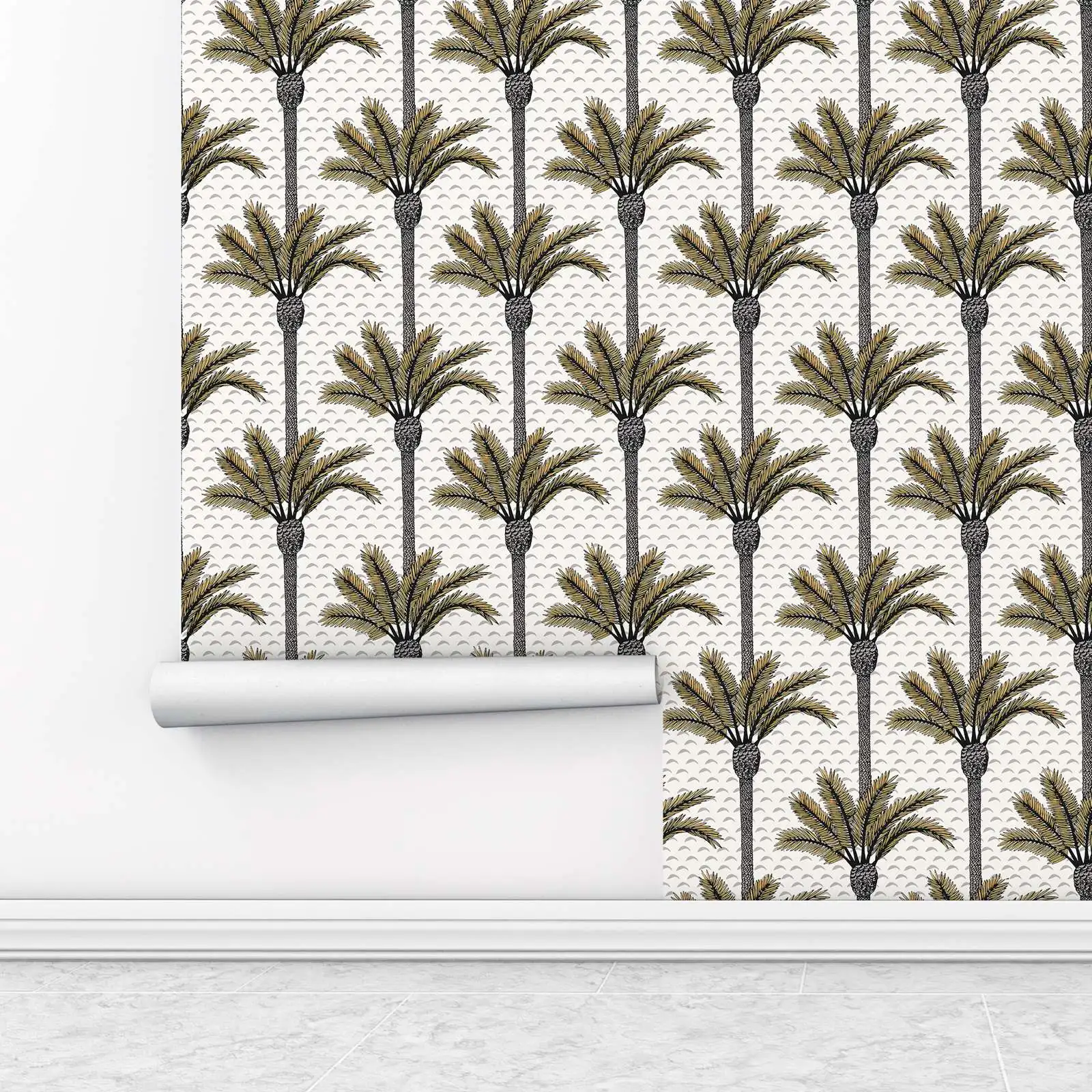 Abstract Palm Trees Wallpaper - Image 6
