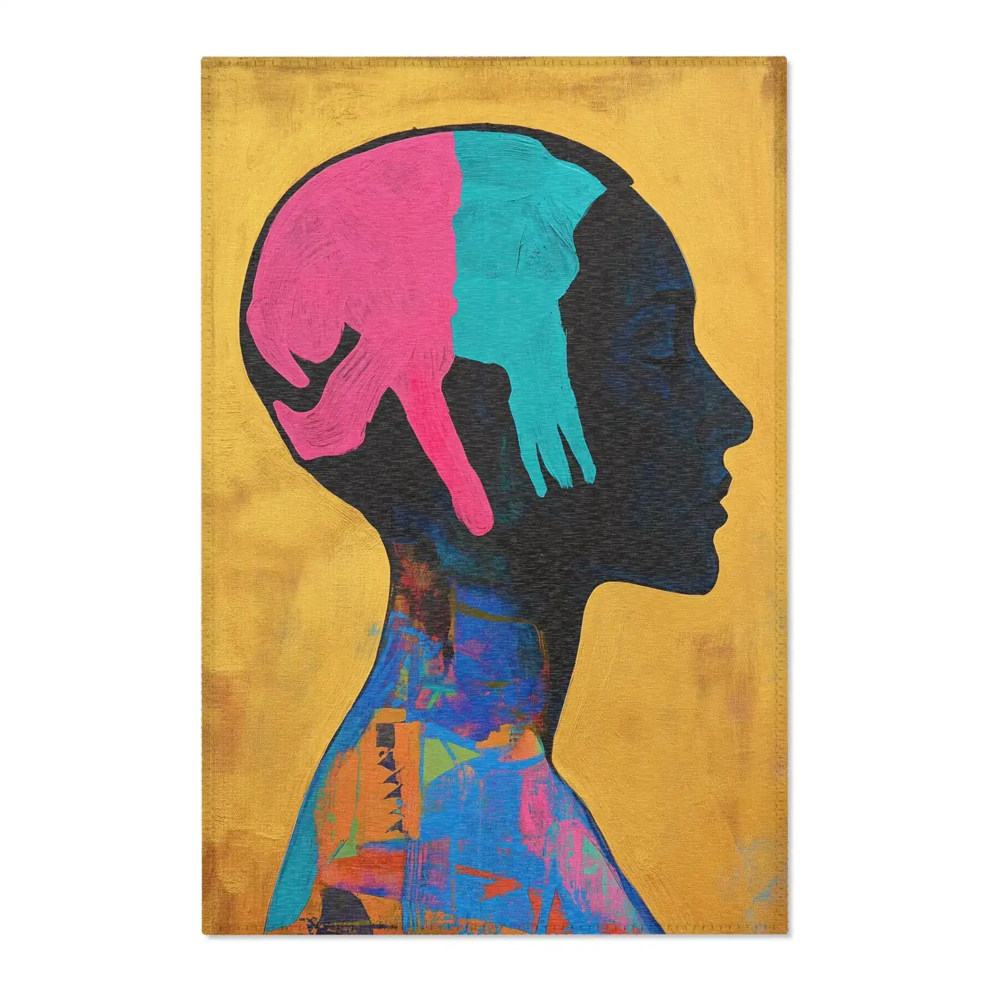 Abstract Silhouette Rug