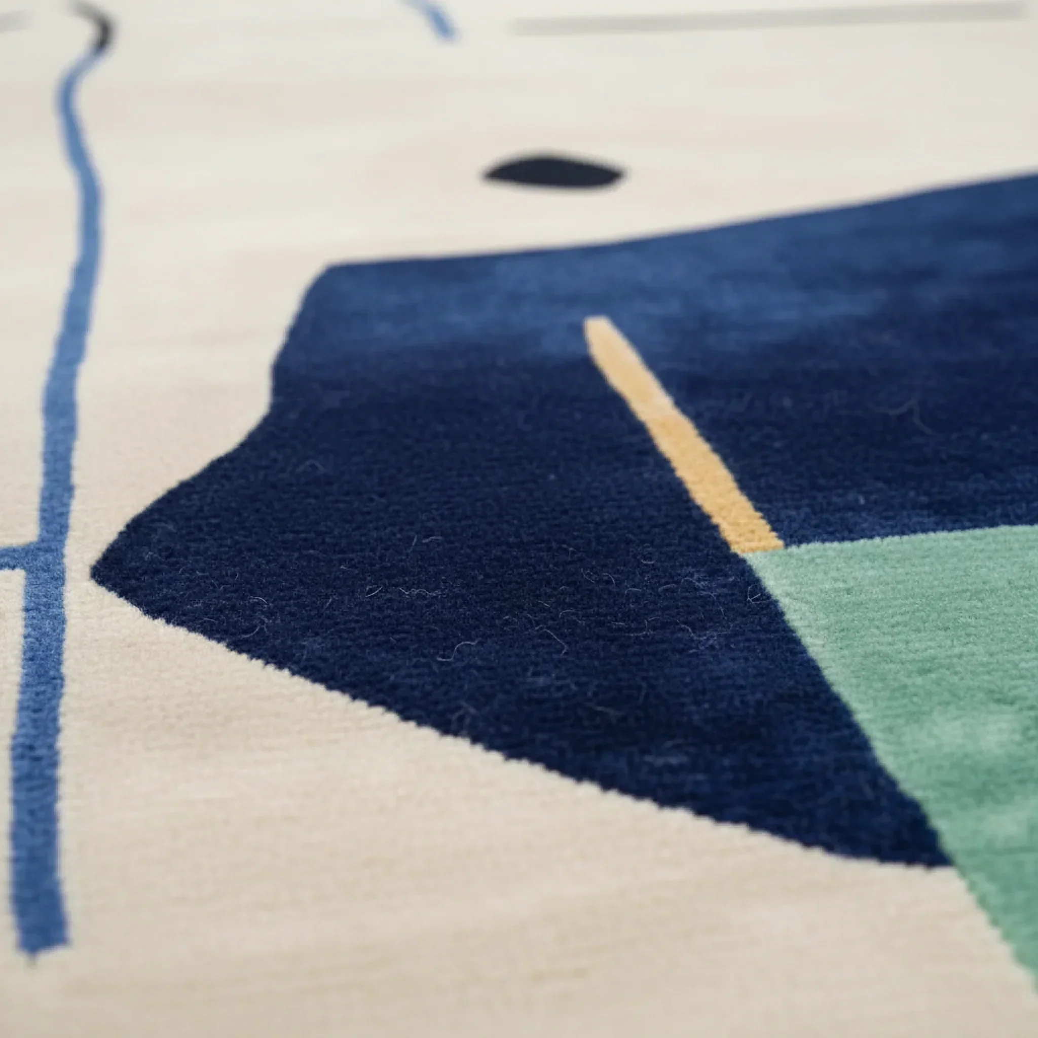 Abstract Story Hand Tufted Rug - Image 3
