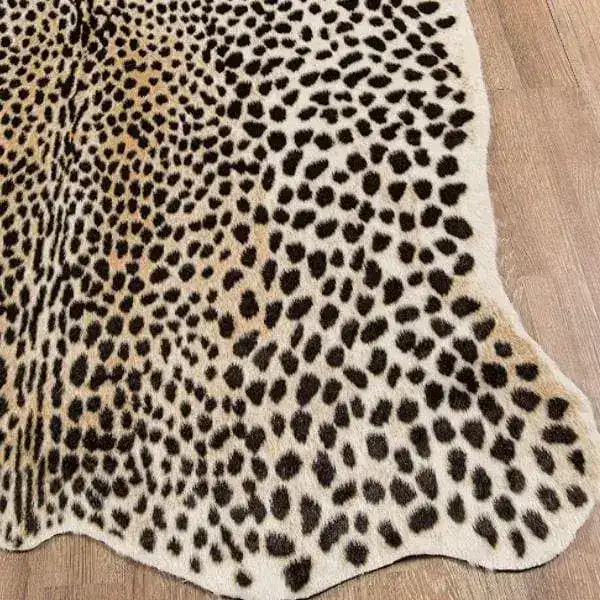 Acadia Cheetah Multi Faux Hide Area Rug - Image 4