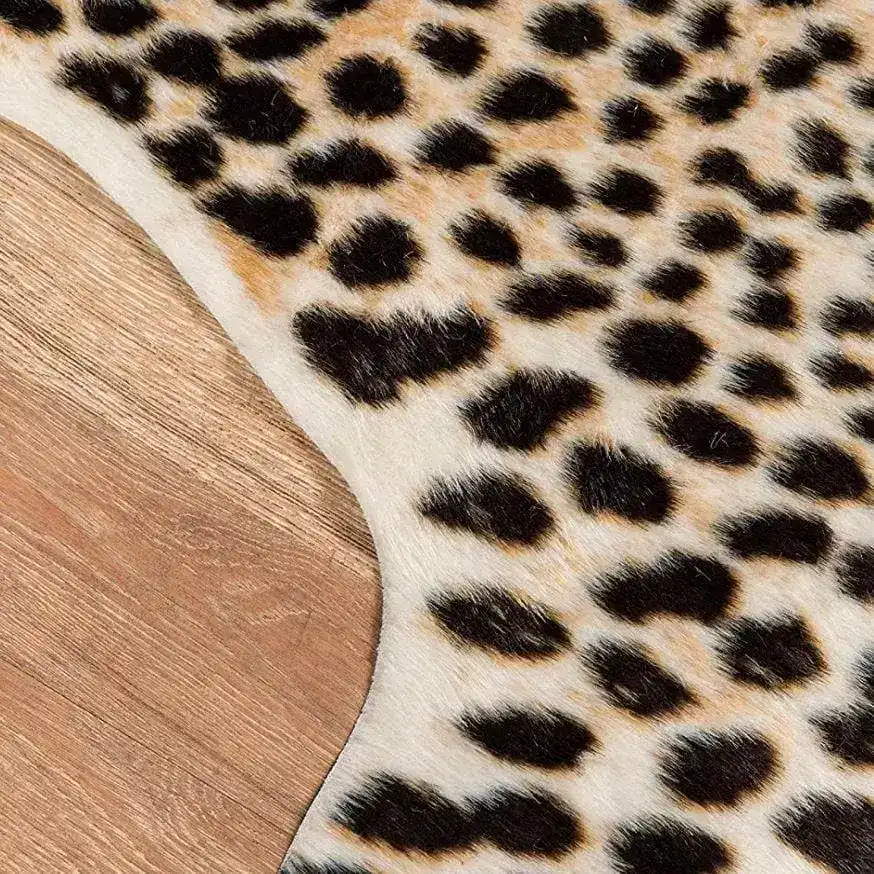 Acadia Cheetah Multi Faux Hide Area Rug - Image 5