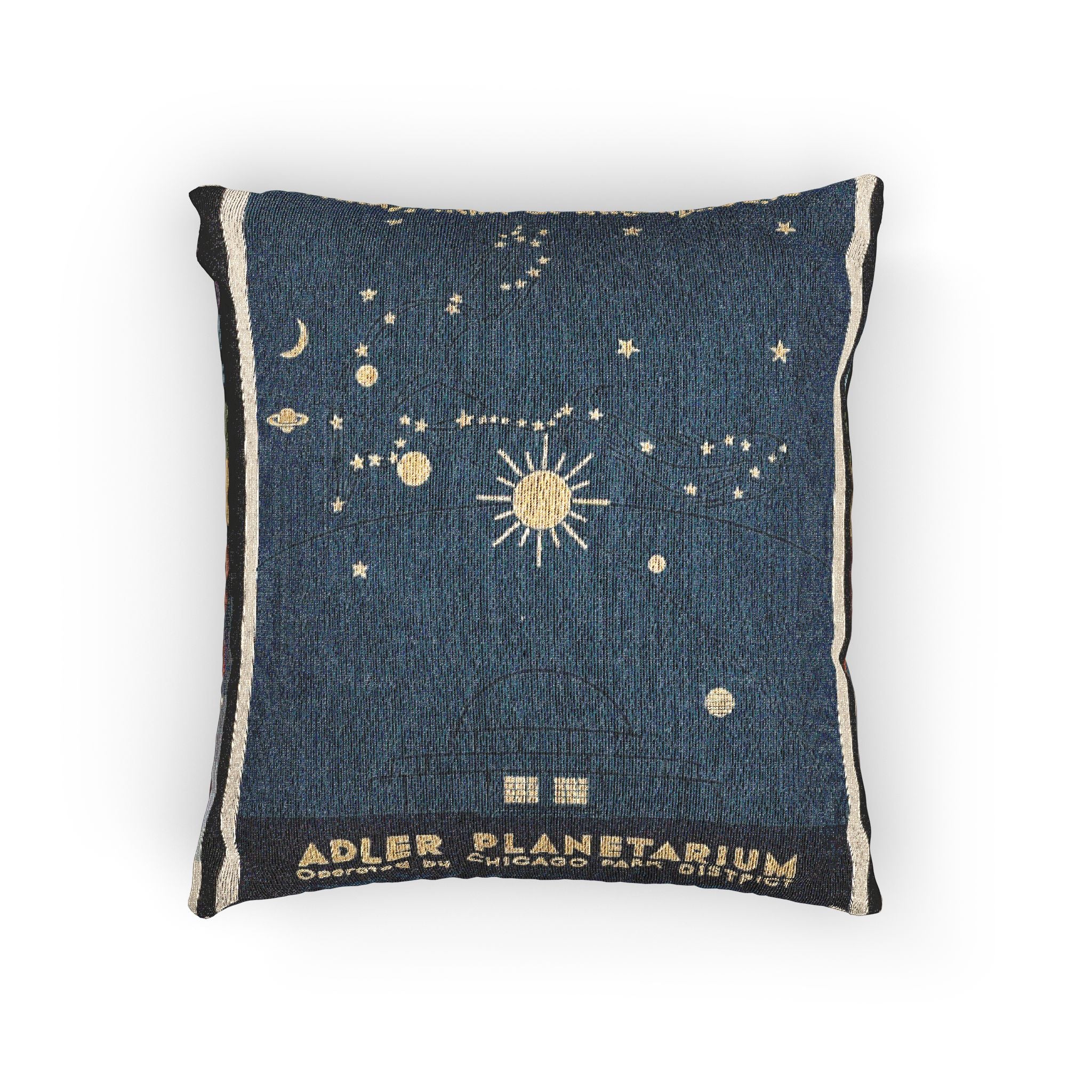 adler-planetarium-drama-of-the-heavens-wpa-federal-art-project | Woven Pillow