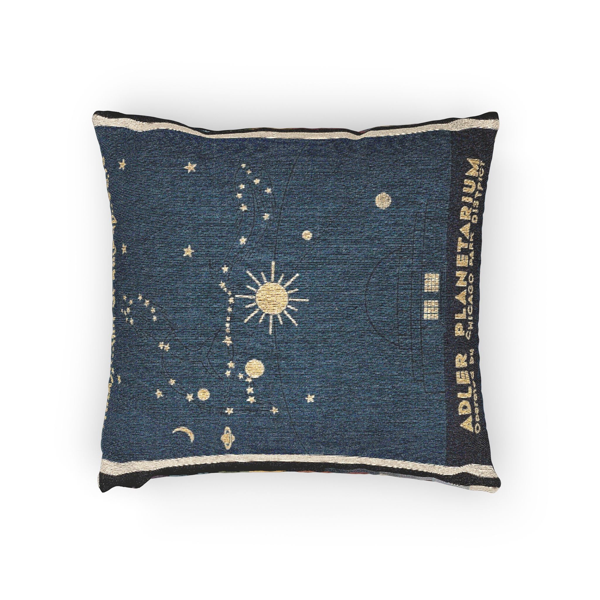 adler-planetarium-drama-of-the-heavens-wpa-federal-art-project | Woven Pillow - Image 2