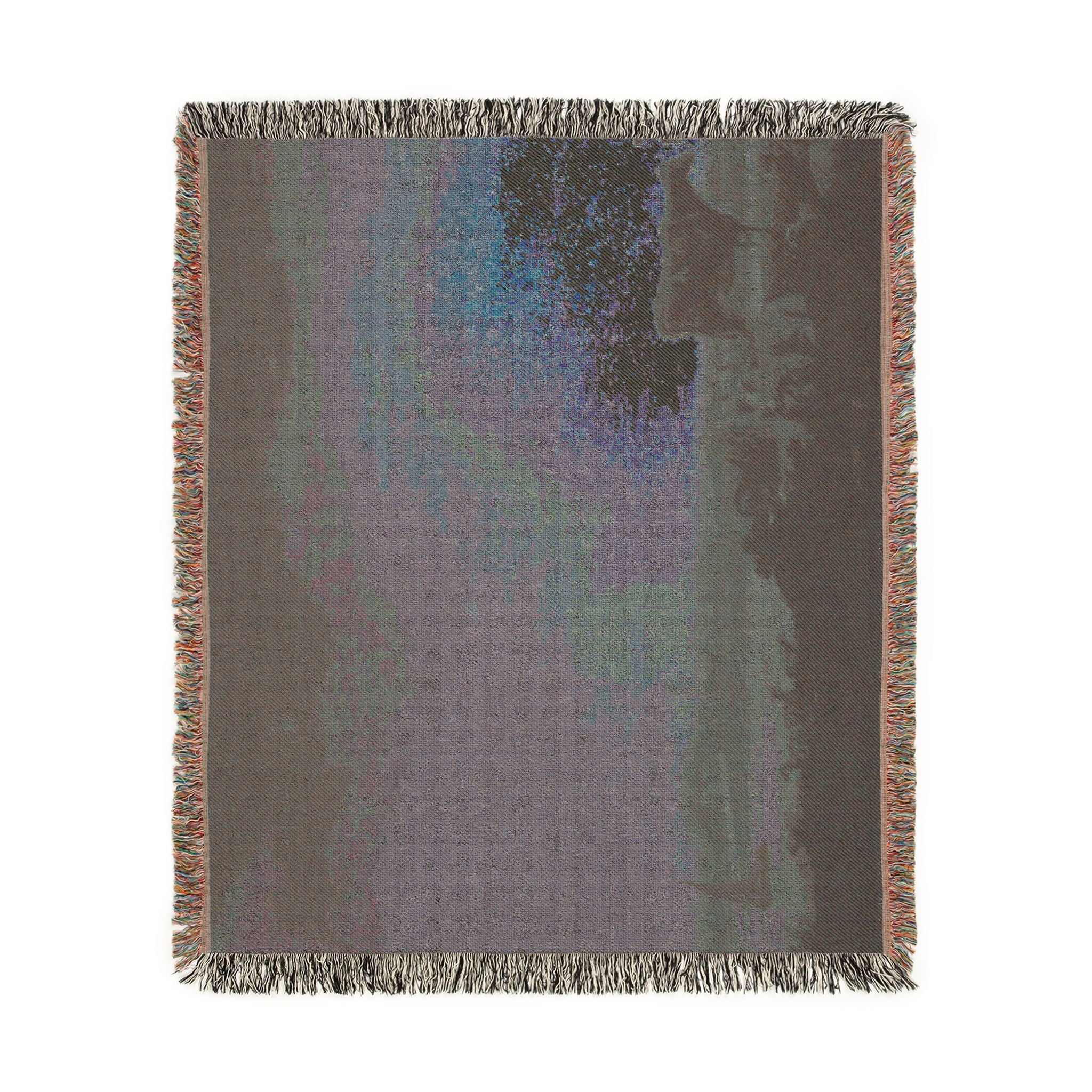 Aelbert Cuyp - A View of Vianen with a Herdsman and Cattle by a River | Woven Tapestry Blanket - Image 9