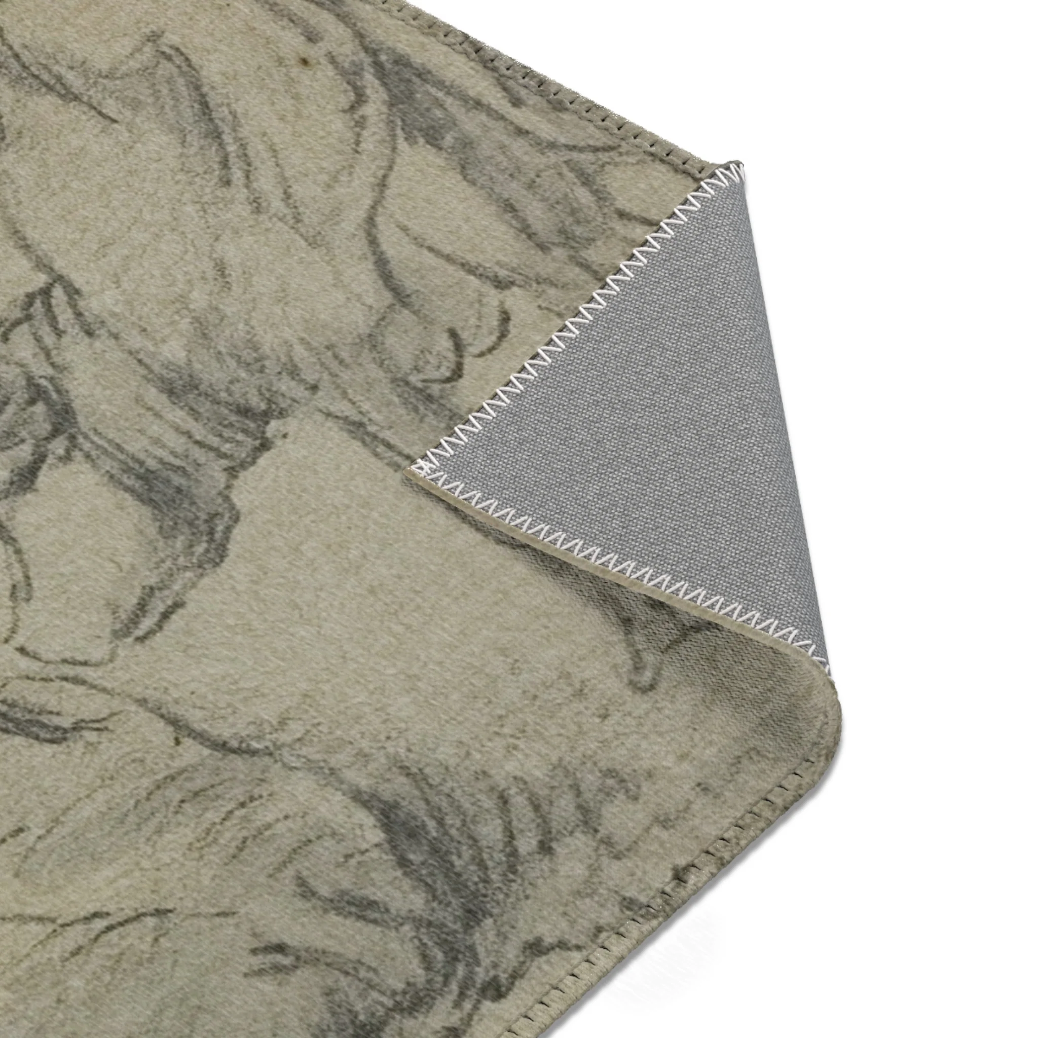 Aelbert Cuyp - Three Sketches of Cows | Area Rug - Image 15