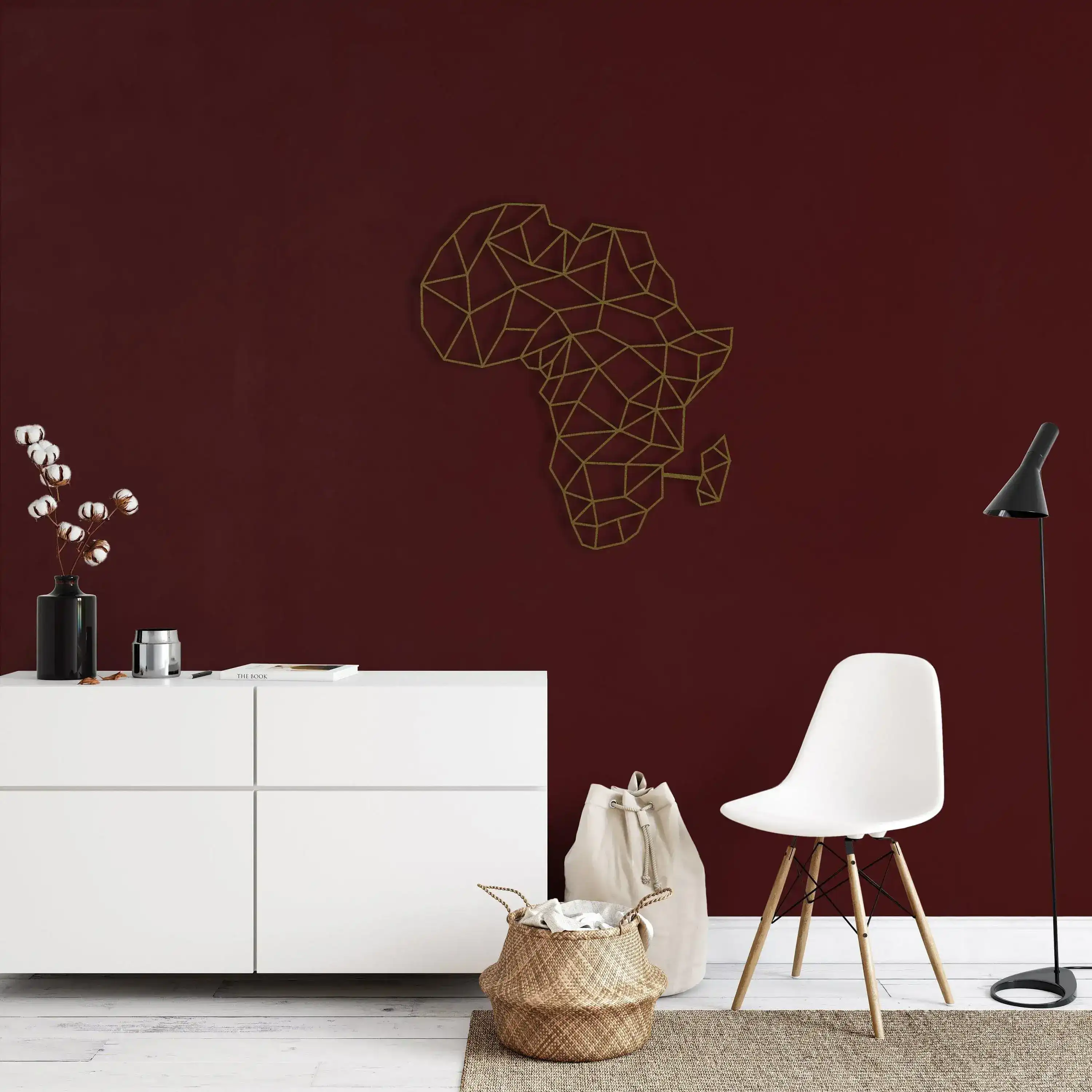 Africa Map Metal Wall Decor - Image 11