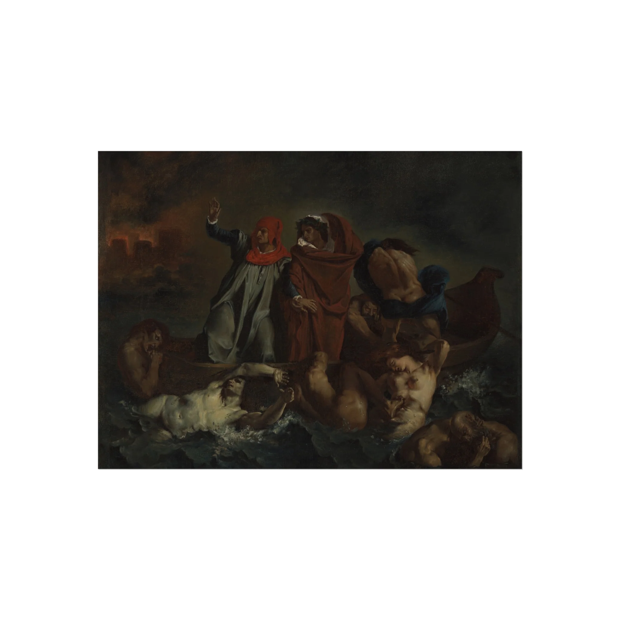 After Eugène Delacroix - Dante's Bark | Fine Art Poster - Image 3